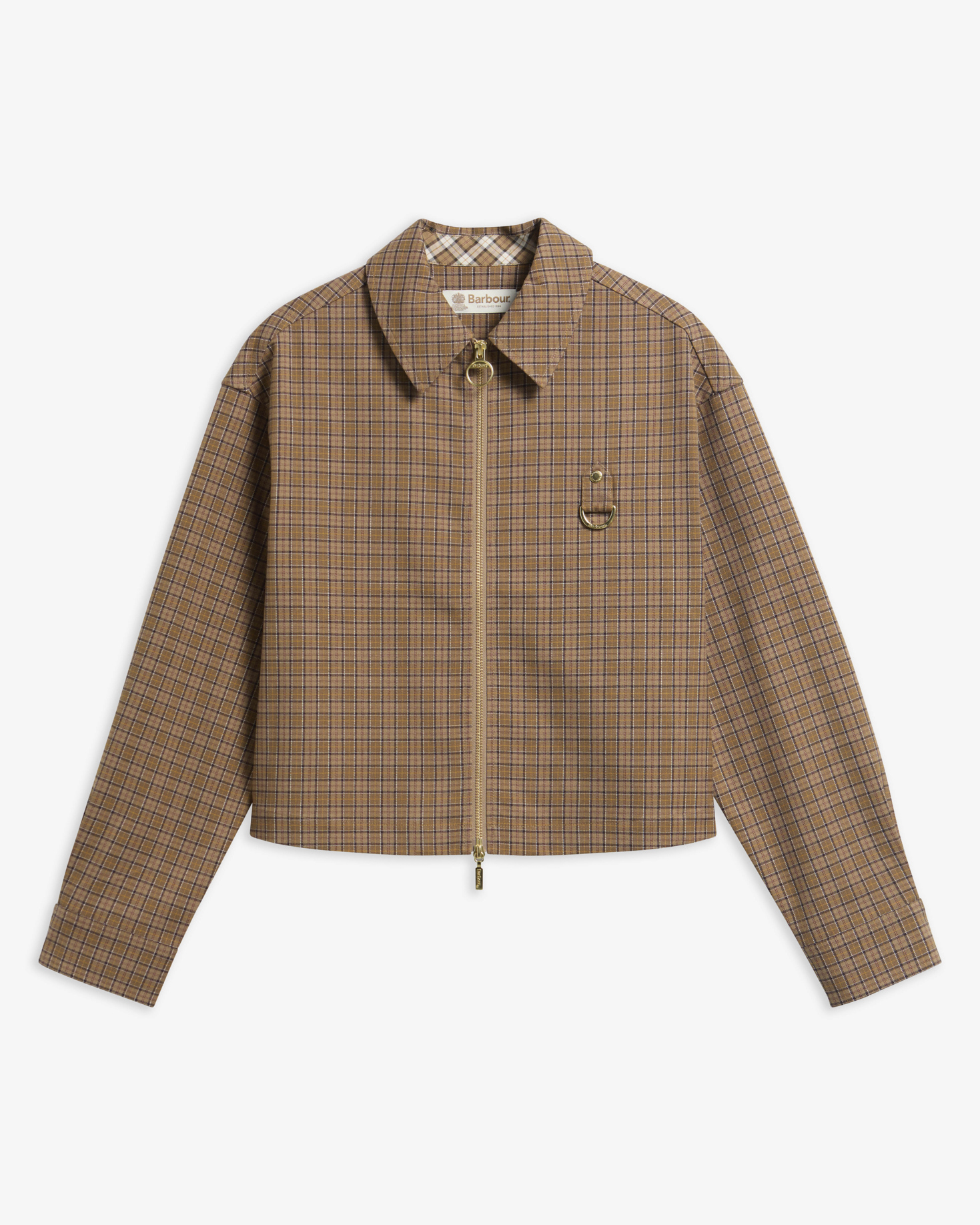 Camicia Carville con taglio squadrato Muted Tartan