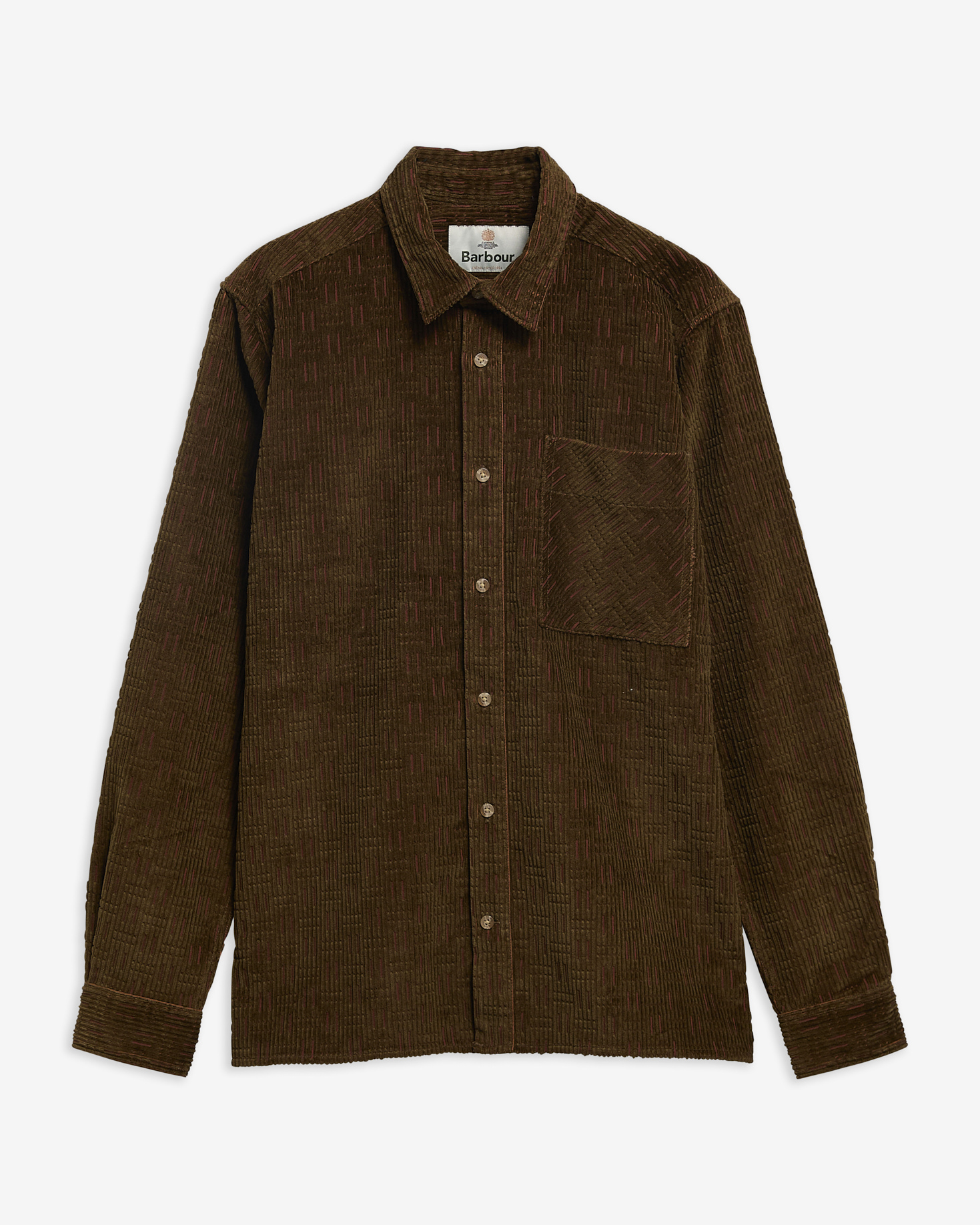 Barbour Cordhemd Ingleton Relaxed Fit Beech