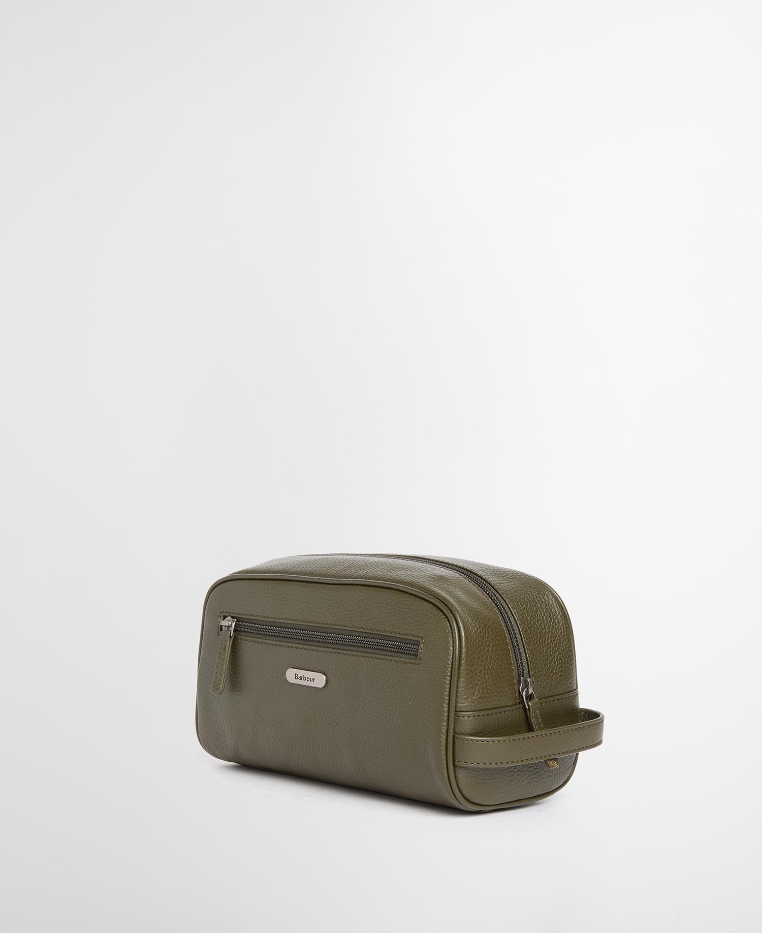 Barbour Lederkulturtasche Brunton Dark Olive