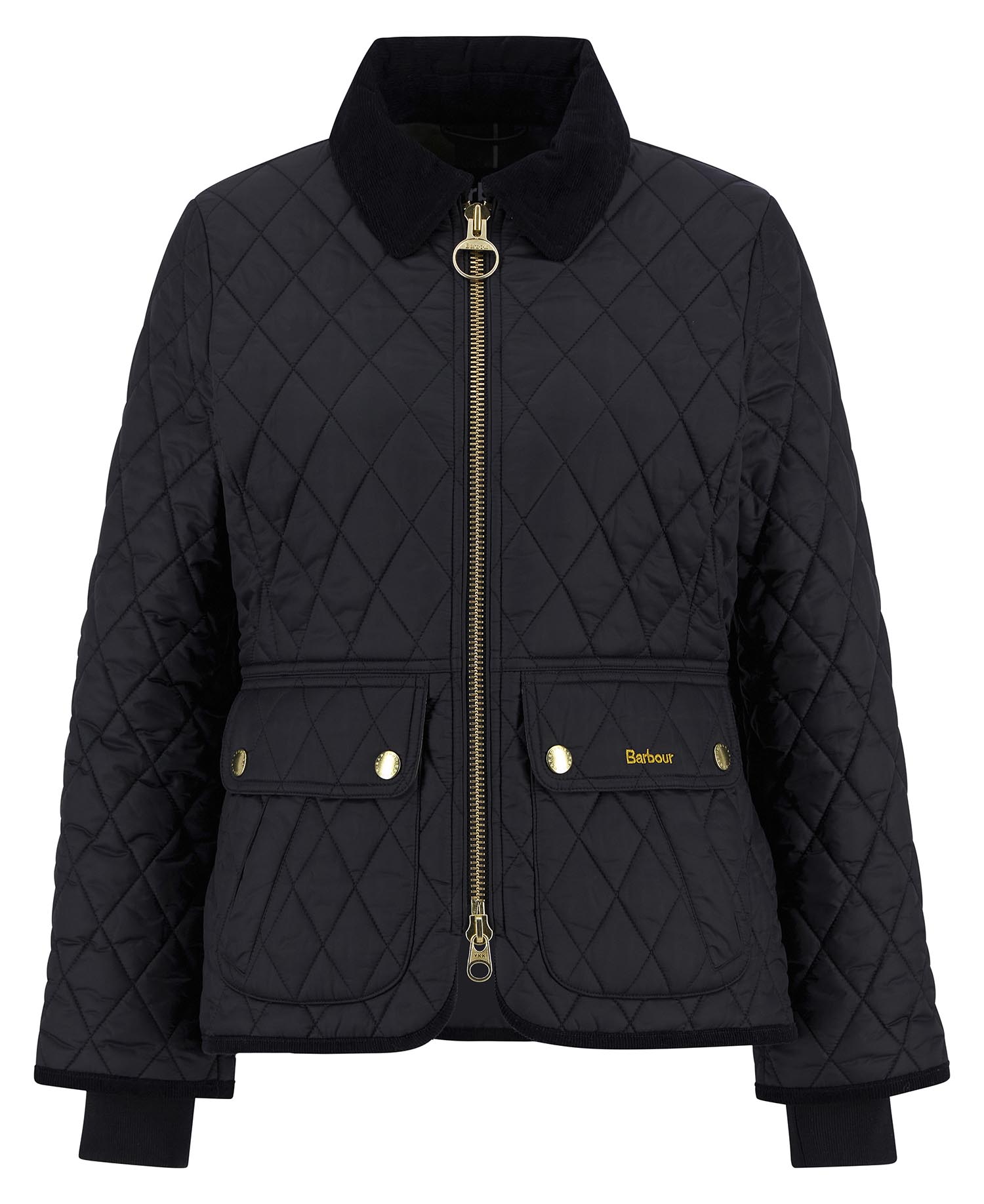 Beadnell Fitted Quilted Jacket Black/Classic