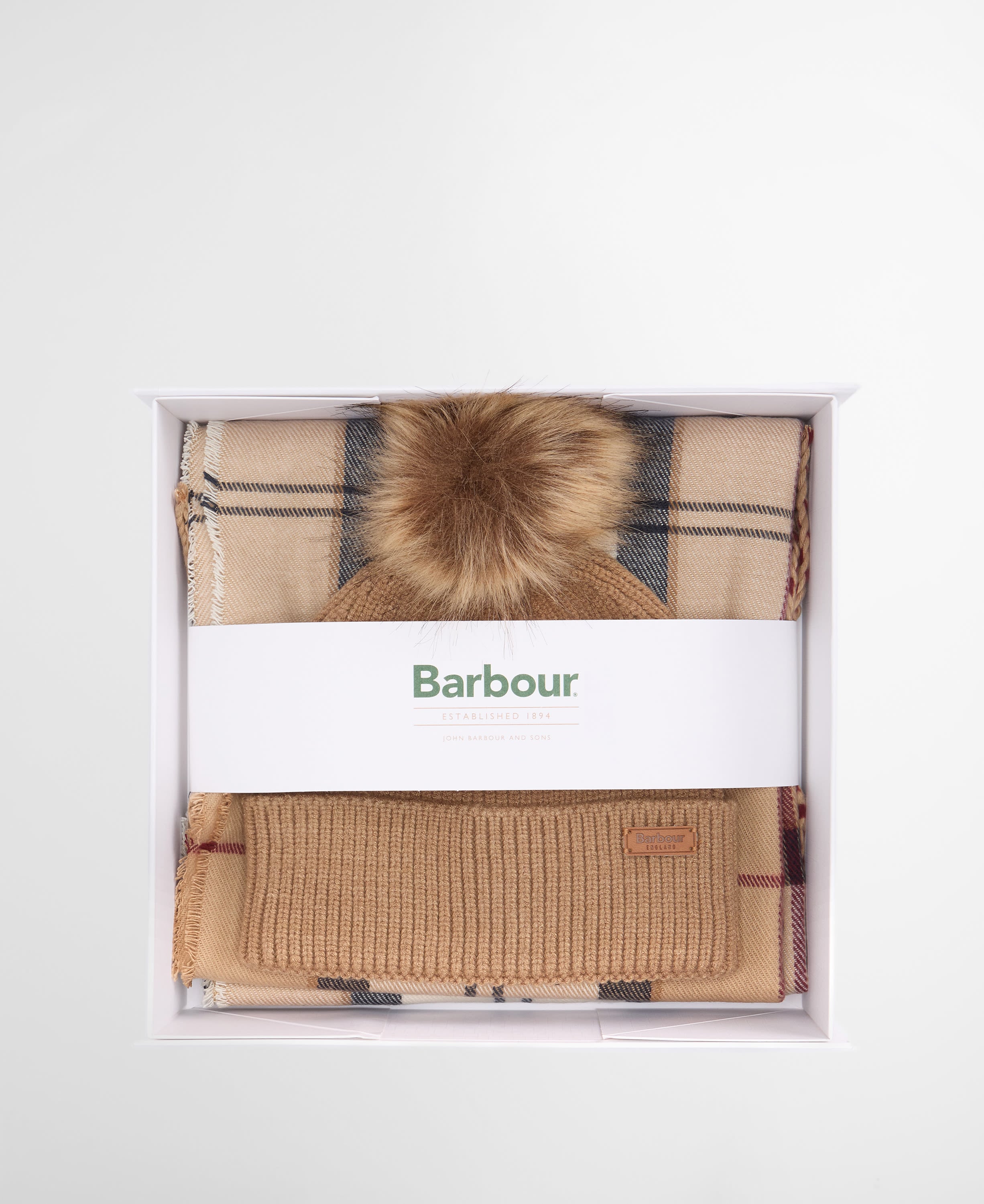 Set regalo Berretto Dover & Sciarpa Hailes Hessian Tartan