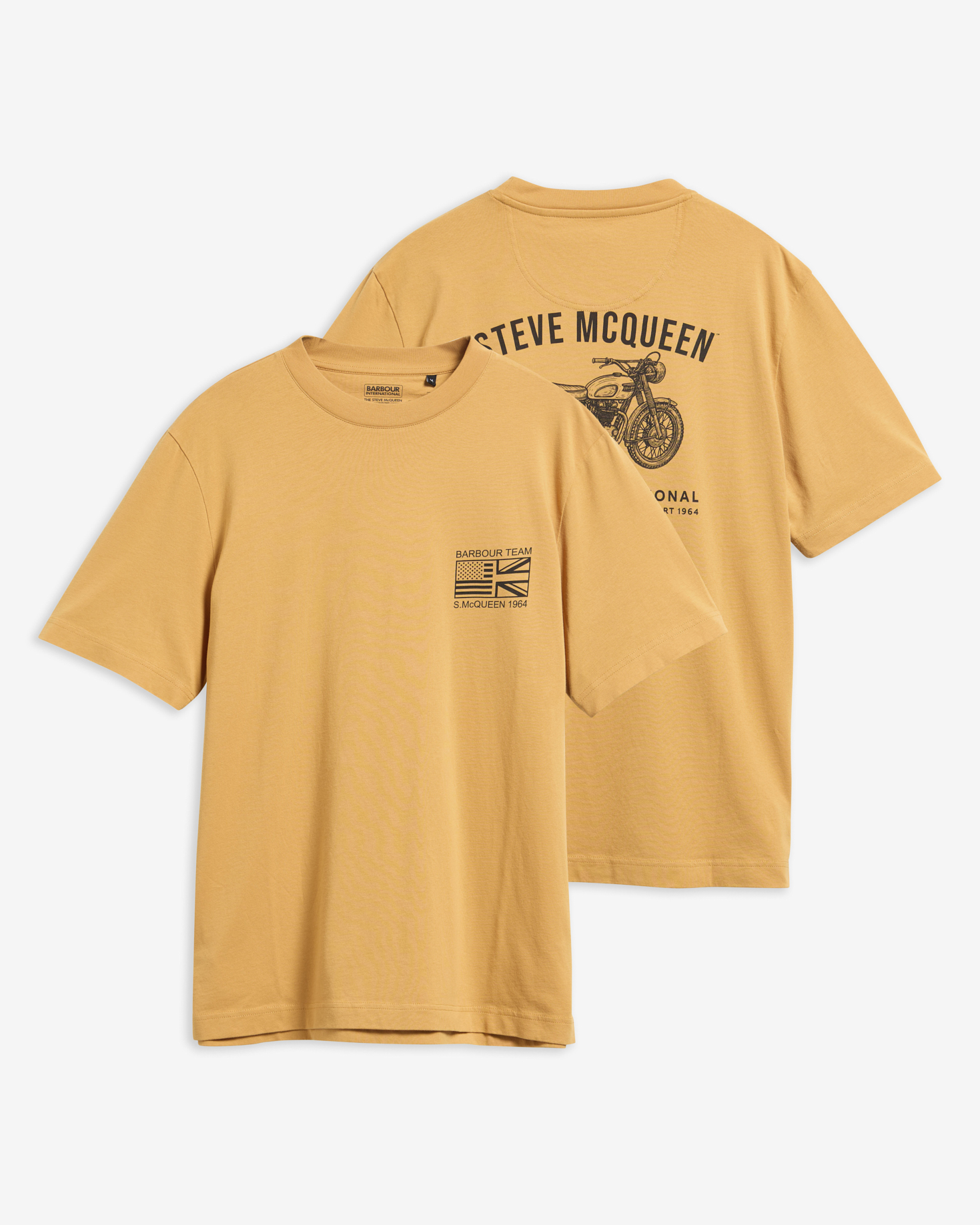 T-shirt Grange con stampa Steve McQueen Honey