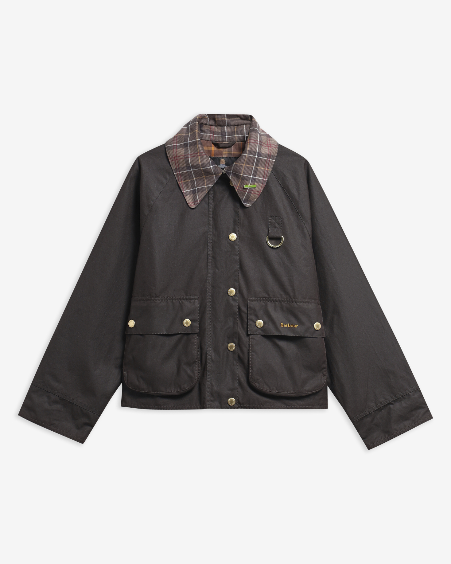 Barbour Wachsjacke Icons Tartan Collar Spey Rustic/Muted