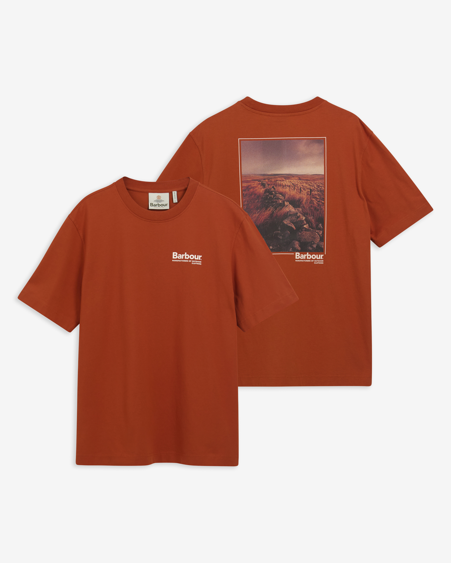 Barbour T-Shirt Birchcliffe Graphic Relaxed Roobios