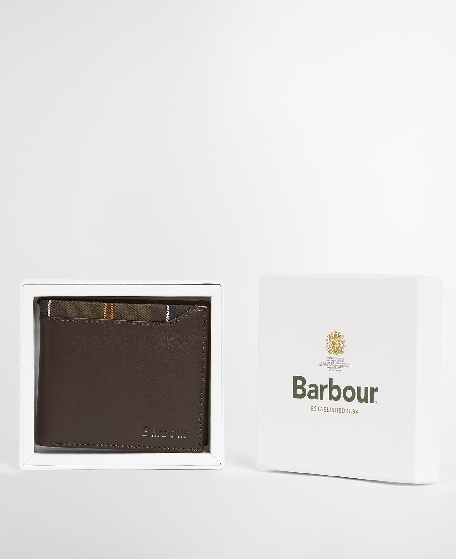 Brodick Leather Bifold Wallet Brown/Classic