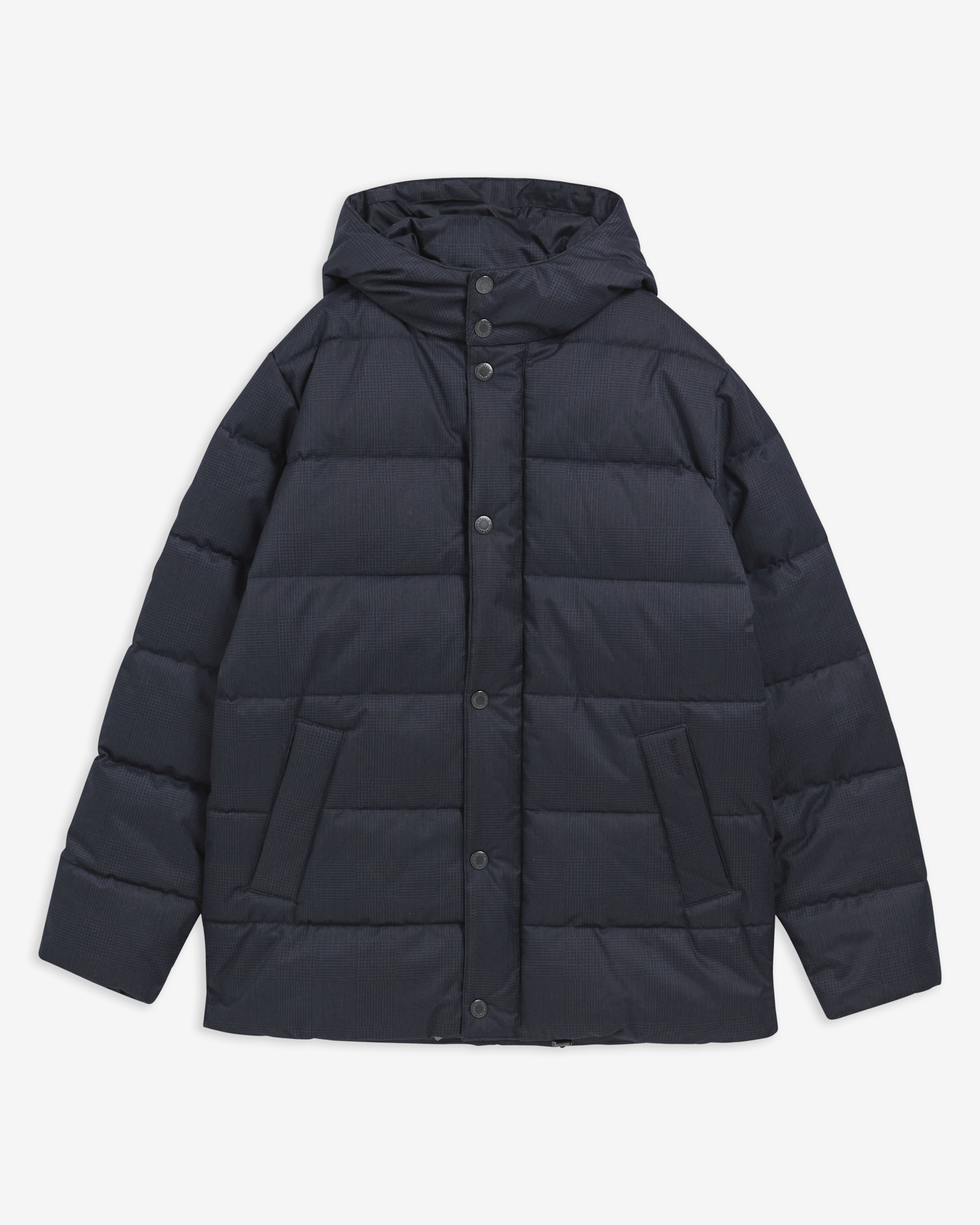 Emble Puffer Jacket Dark Navy