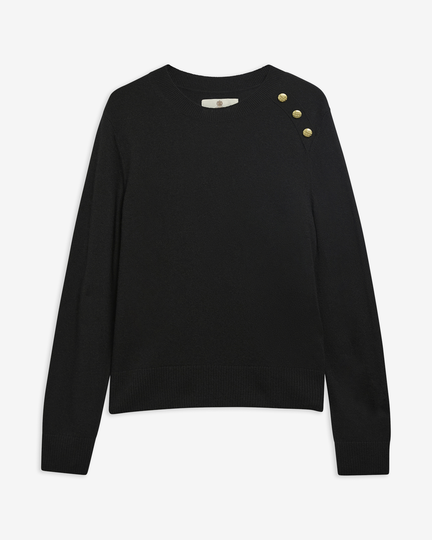 Penny Crew Neck Jumper Black