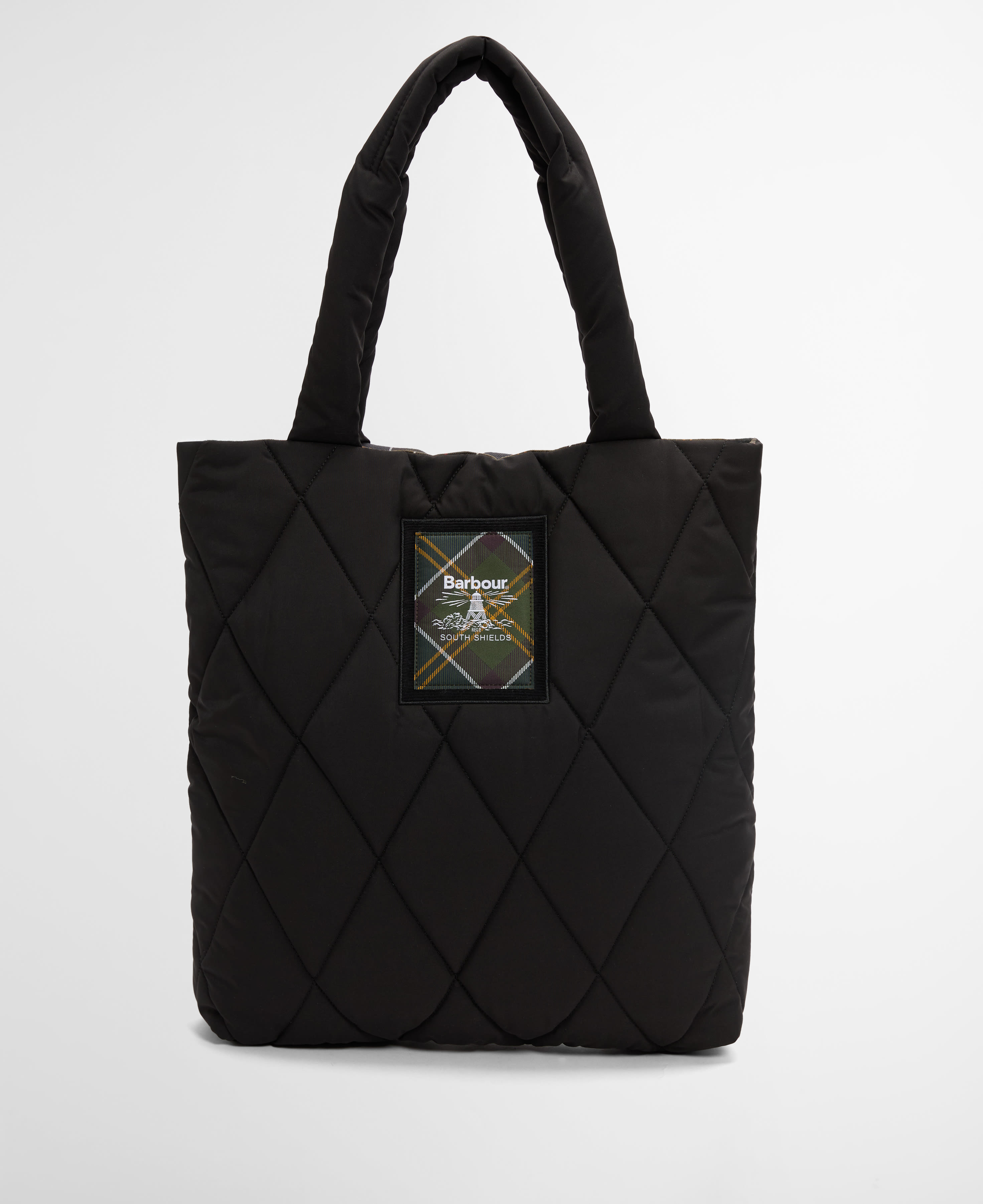 Connie Quilted Tote Bag Black