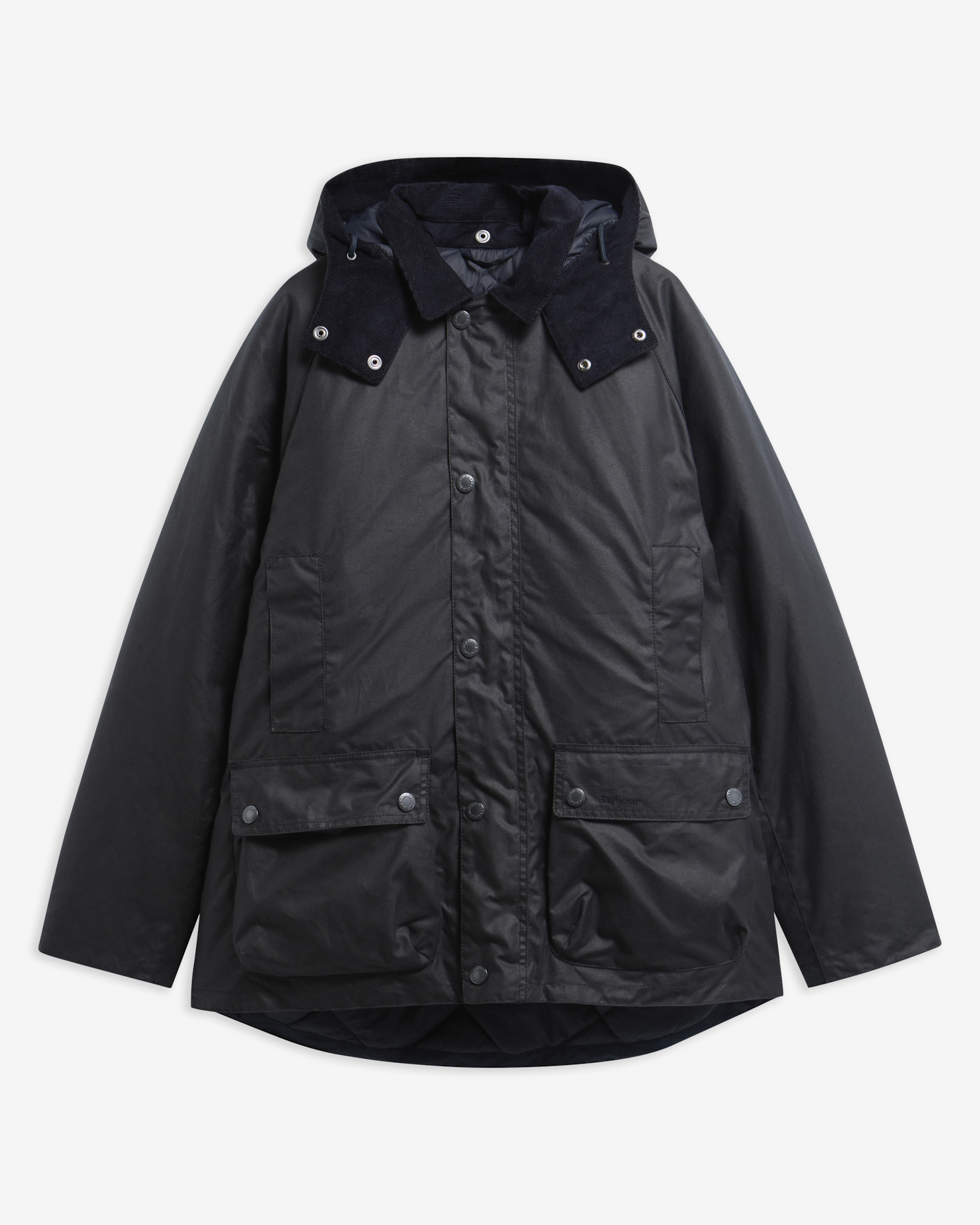 Modern Beaufort Waxed Jacket Navy/Shadow Classic