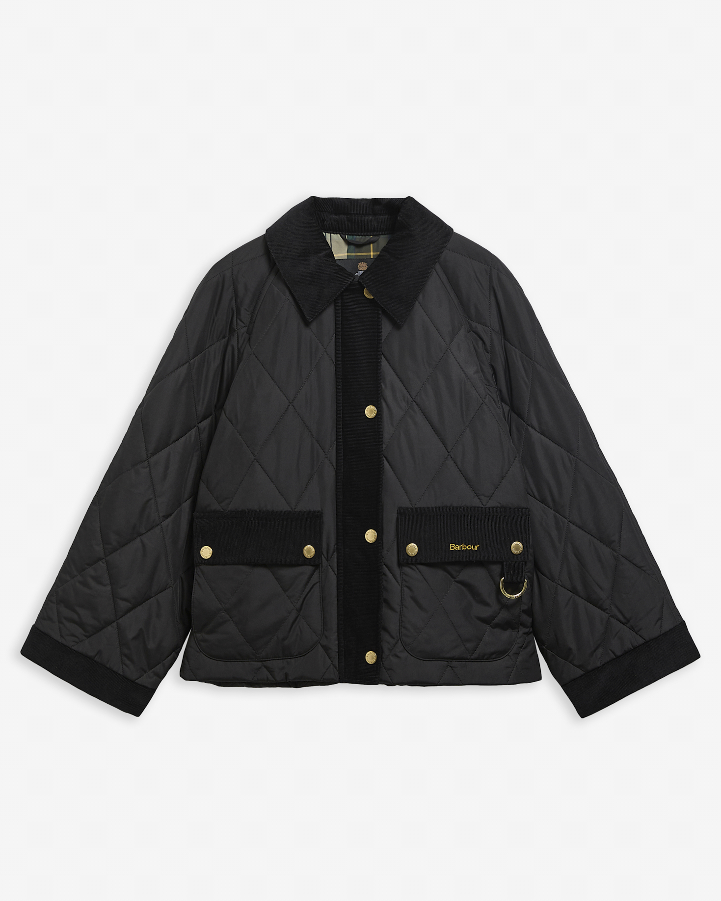 Barbour Steppjacke Kilnwick Black/Ancient