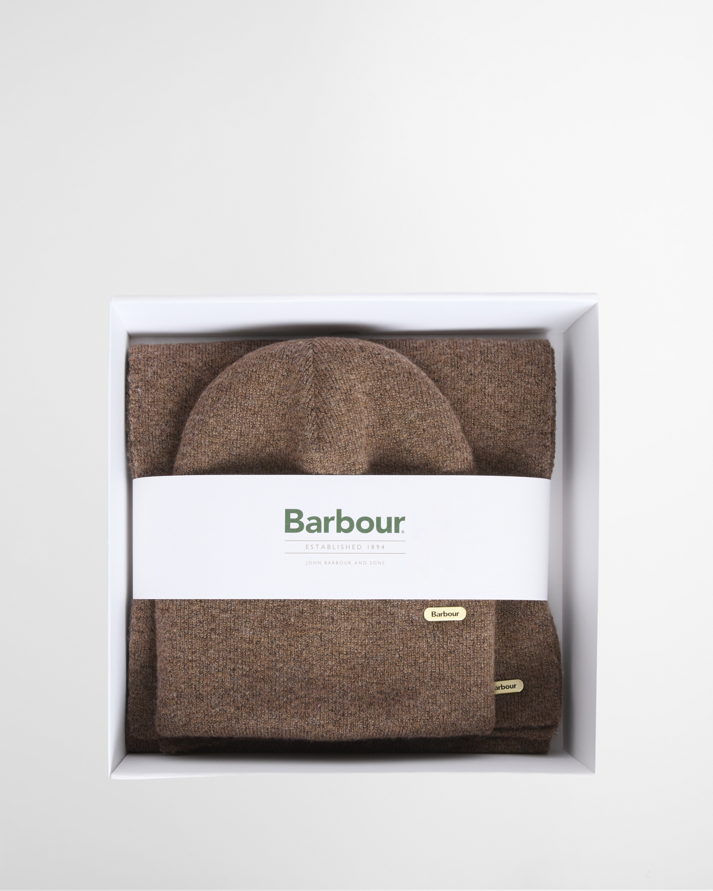 Geschenkset Beanie & Schal Winona Mocha