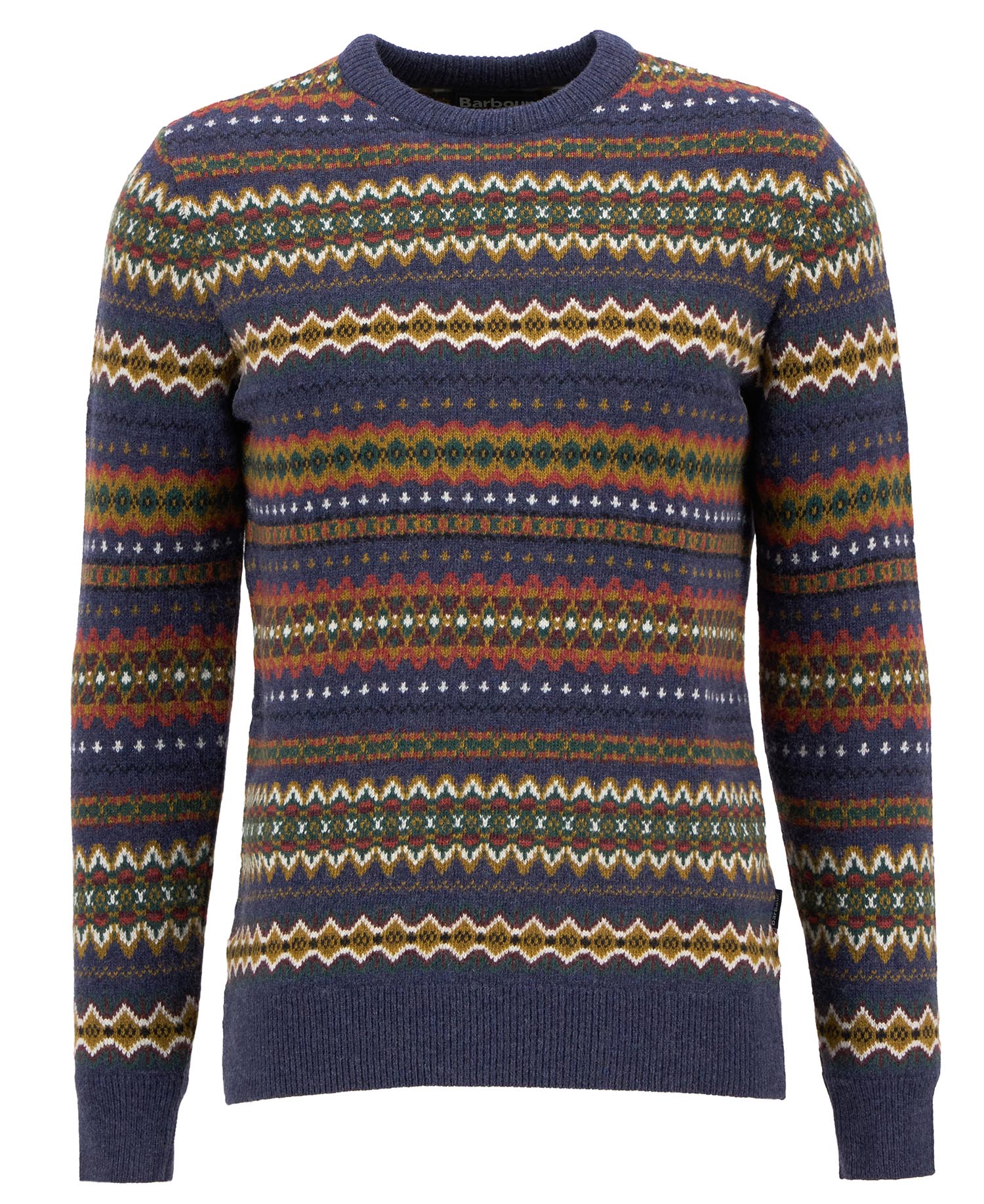 Case Fair Isle Jumper Navy Marl