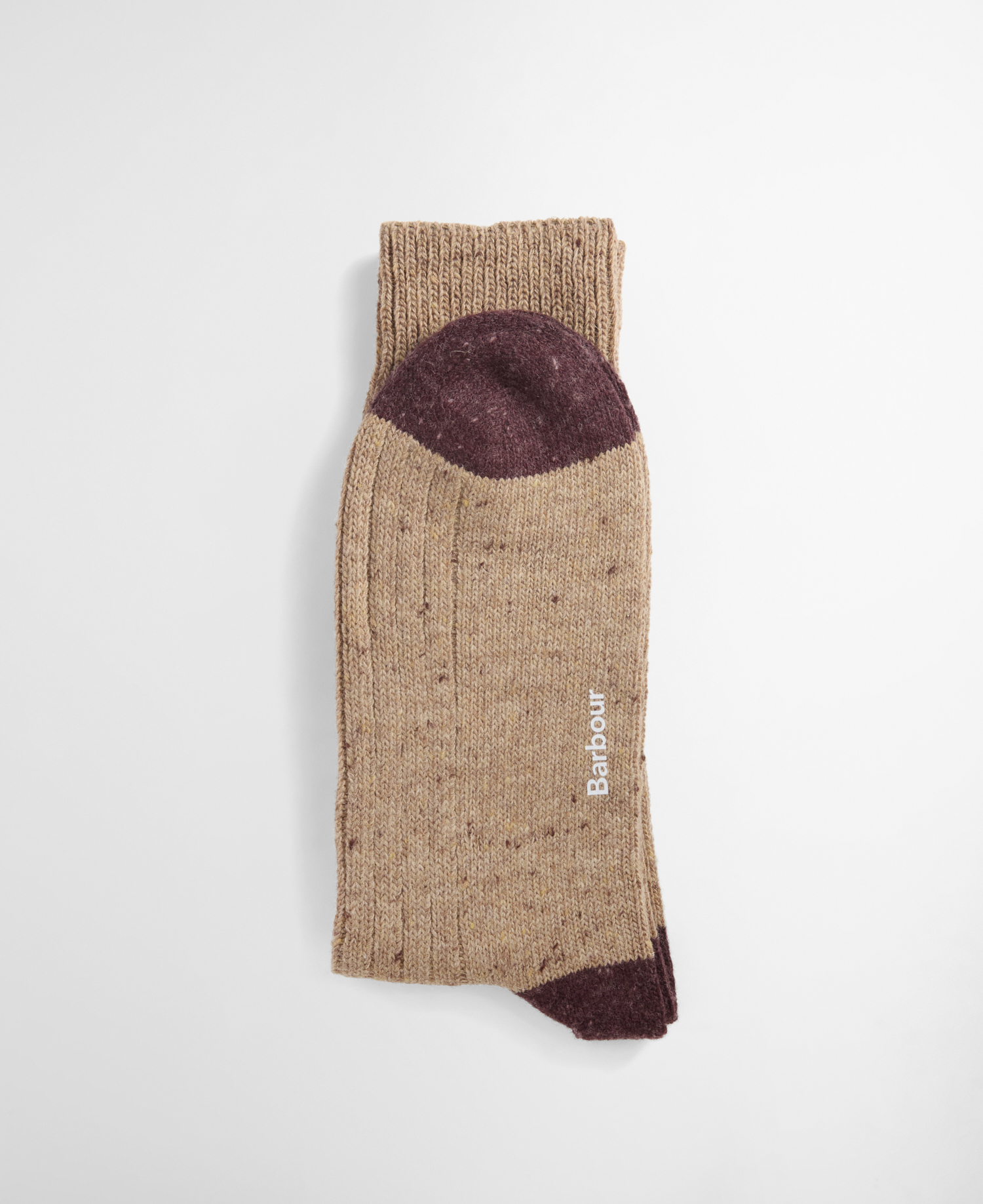 Houghton Socks Military Brown/Bordeaux