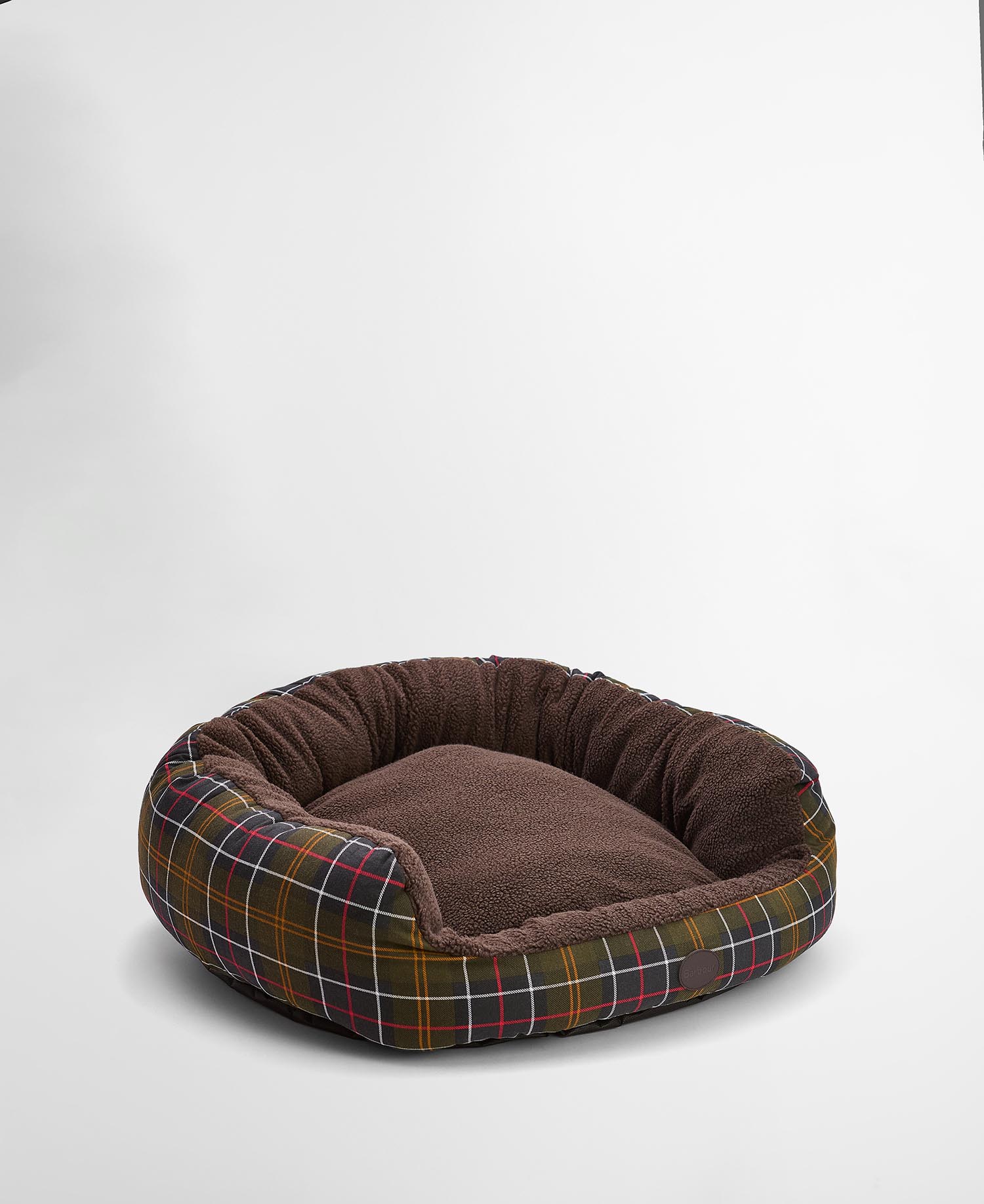 Snuggle Dog Bed 35" Classic Tartan