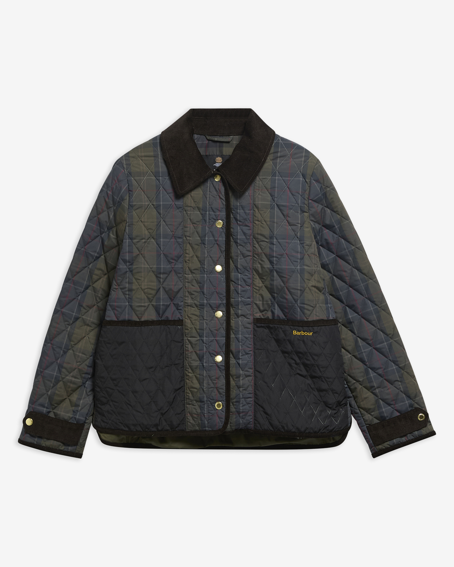 Barbour Steppjacke Ainsdale Checked Shadow Classic
