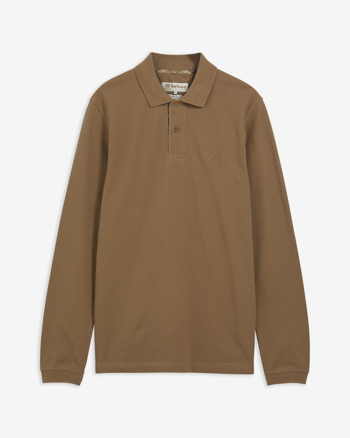 Polo Essential a maniche lunghe Sandstone