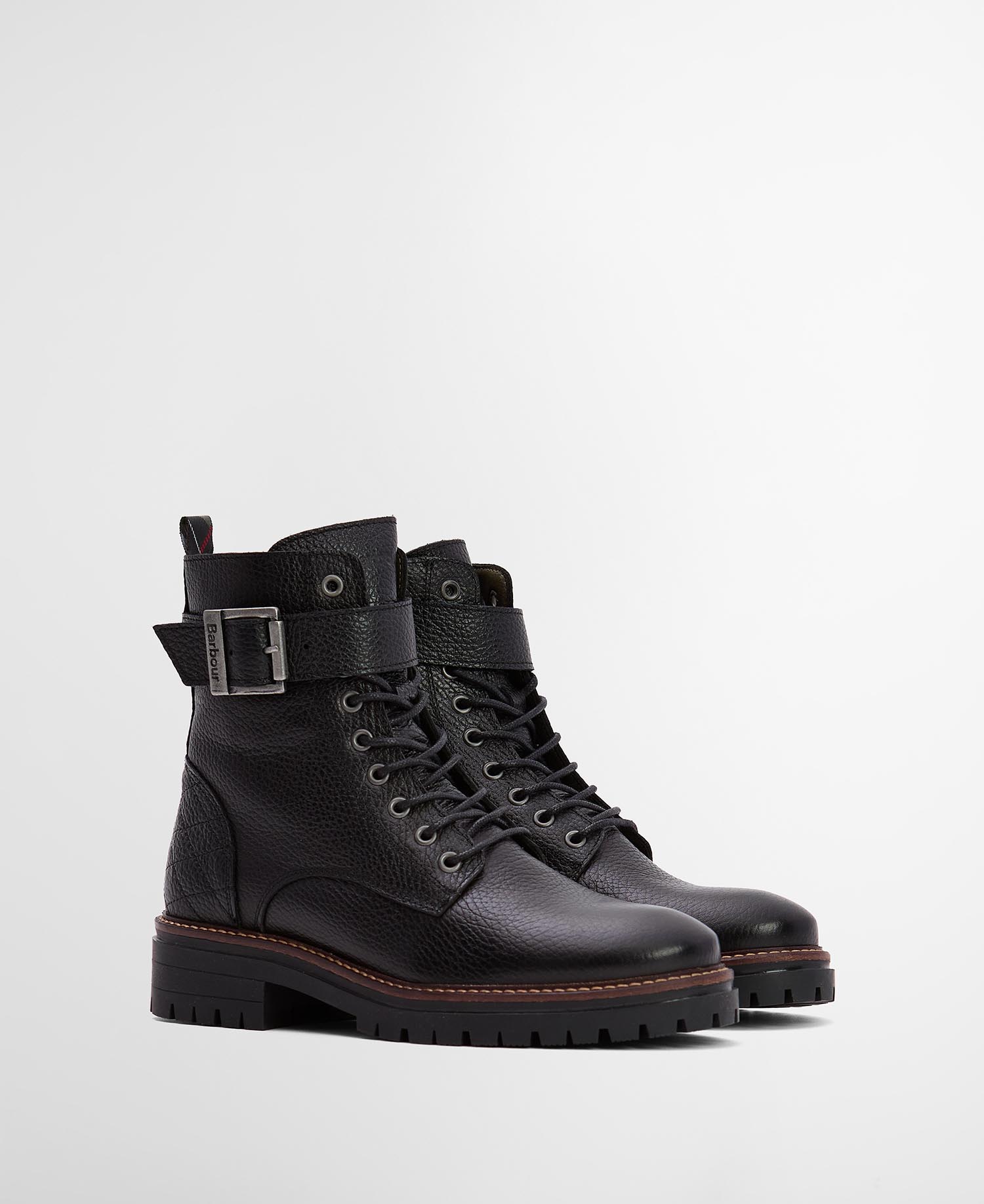 Heidi Commando Boots Black