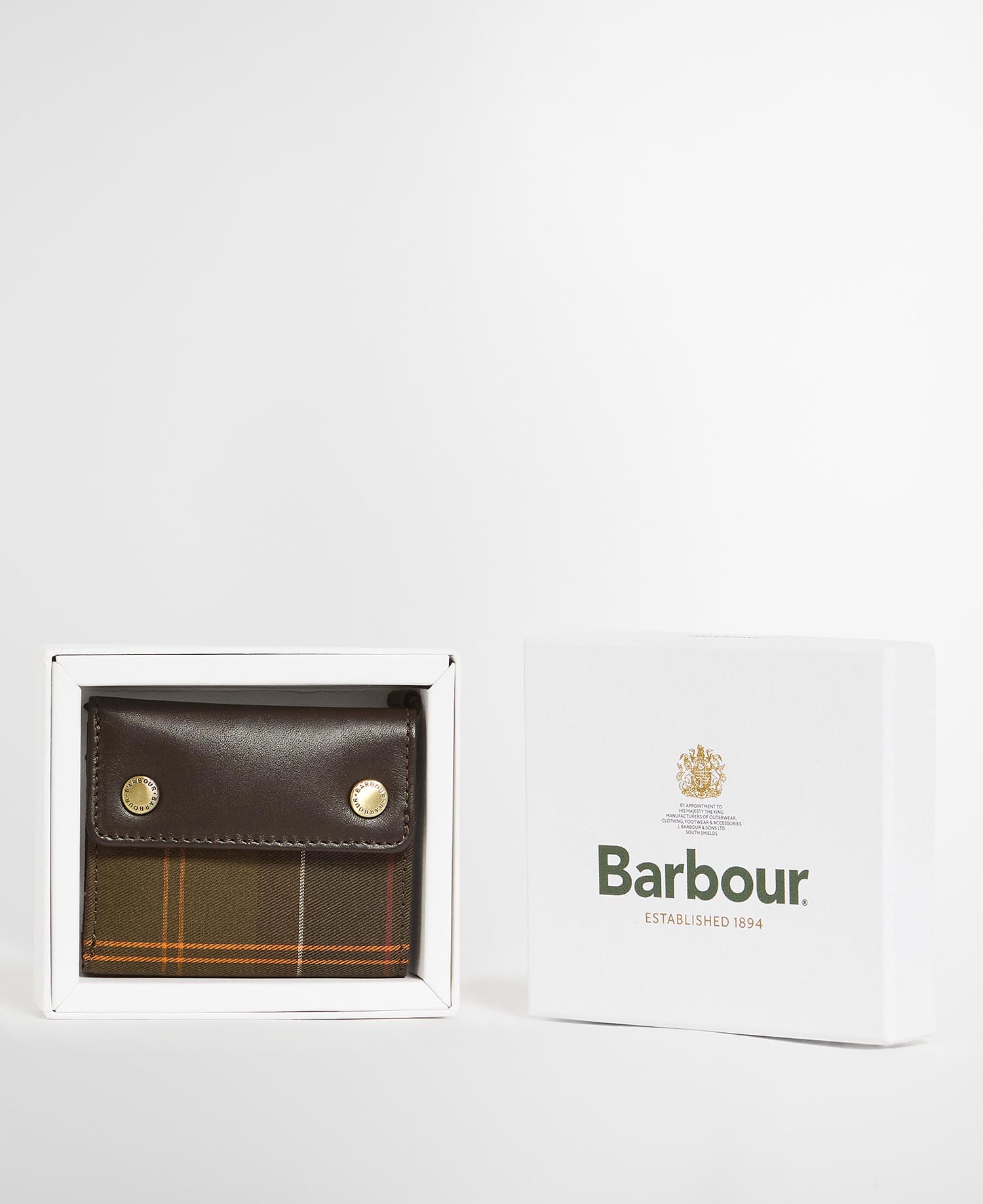 Benslie Tartan Leather Wallet Classic Tartan/Brown