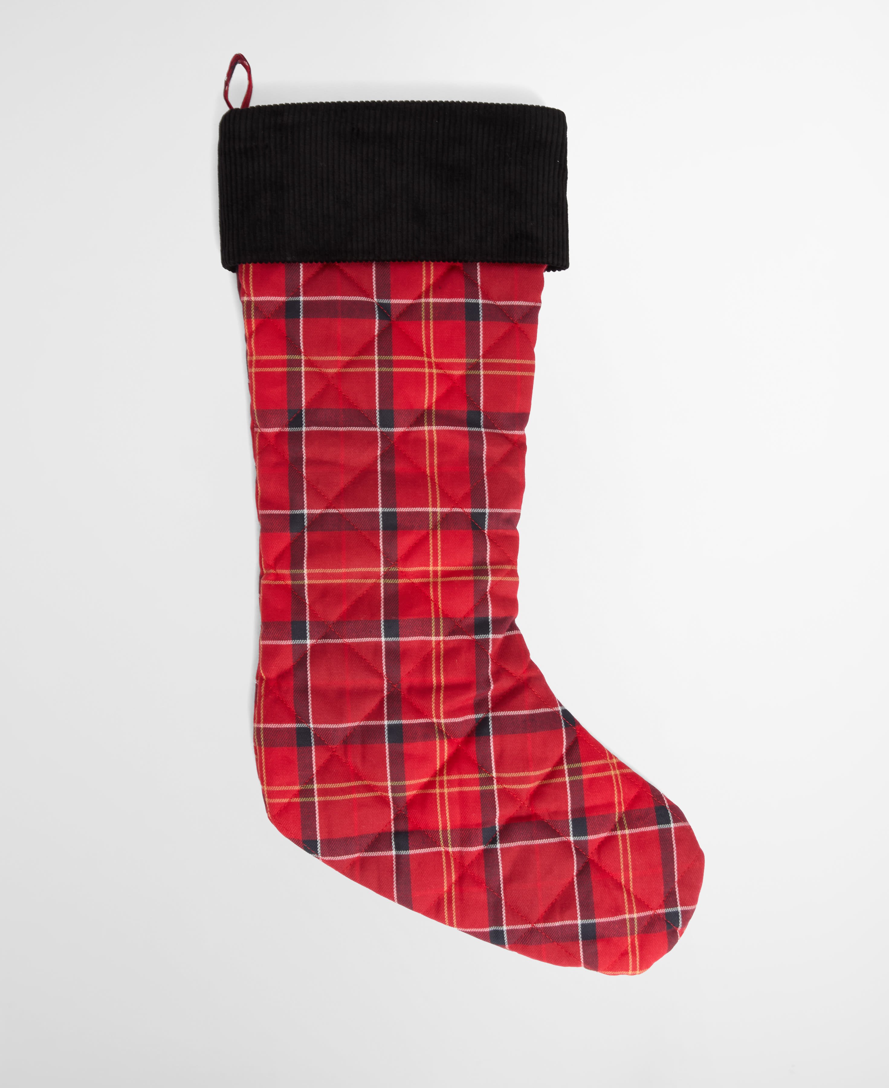 Calza natalizia Cardinal Tartan