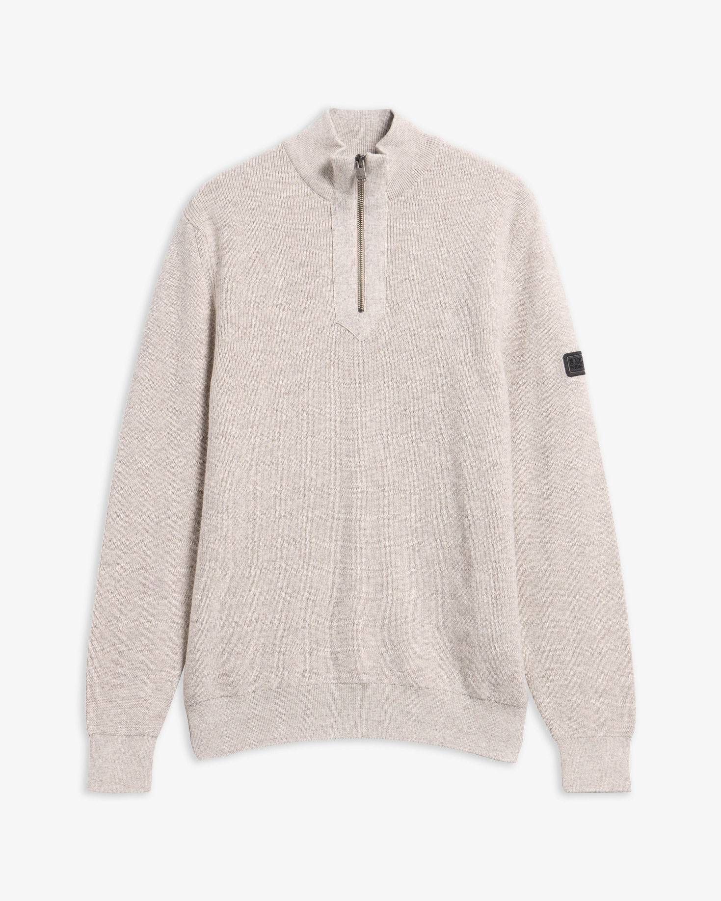 Crawley Quarter-Zip Jumper Concrete