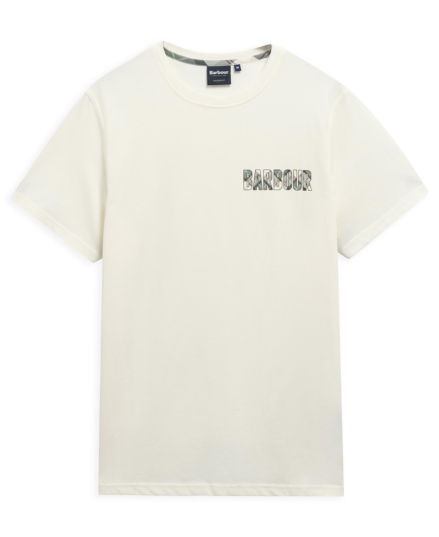 T-Shirt Birdsall Graphic Tailored Whisper White