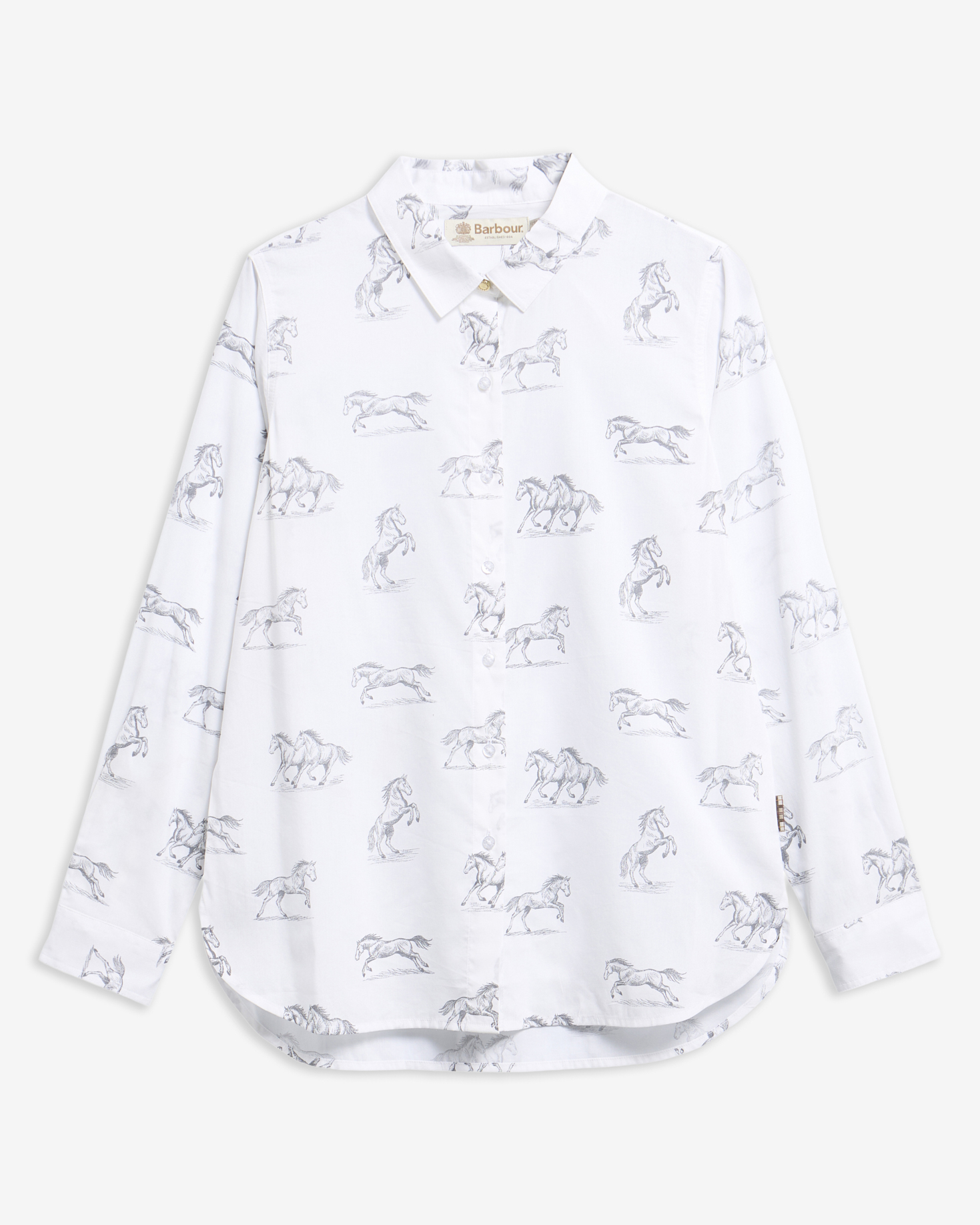 Safari Relaxed Long-Sleeved Shirt Multi Horse