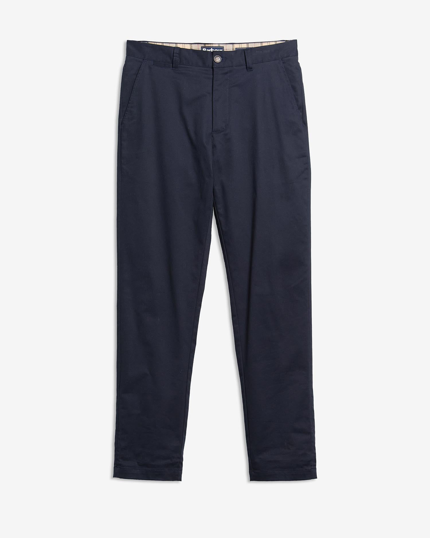 Pantaloni in rasatello scamosciato dalla vestibilit&agrave; leggermente aderente