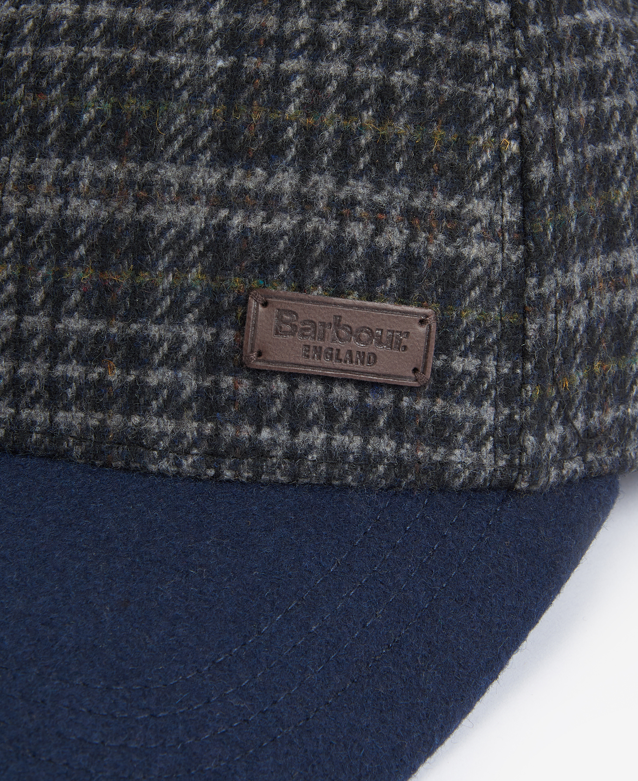 Clyde Sports Cap Navy-Grey Plaid