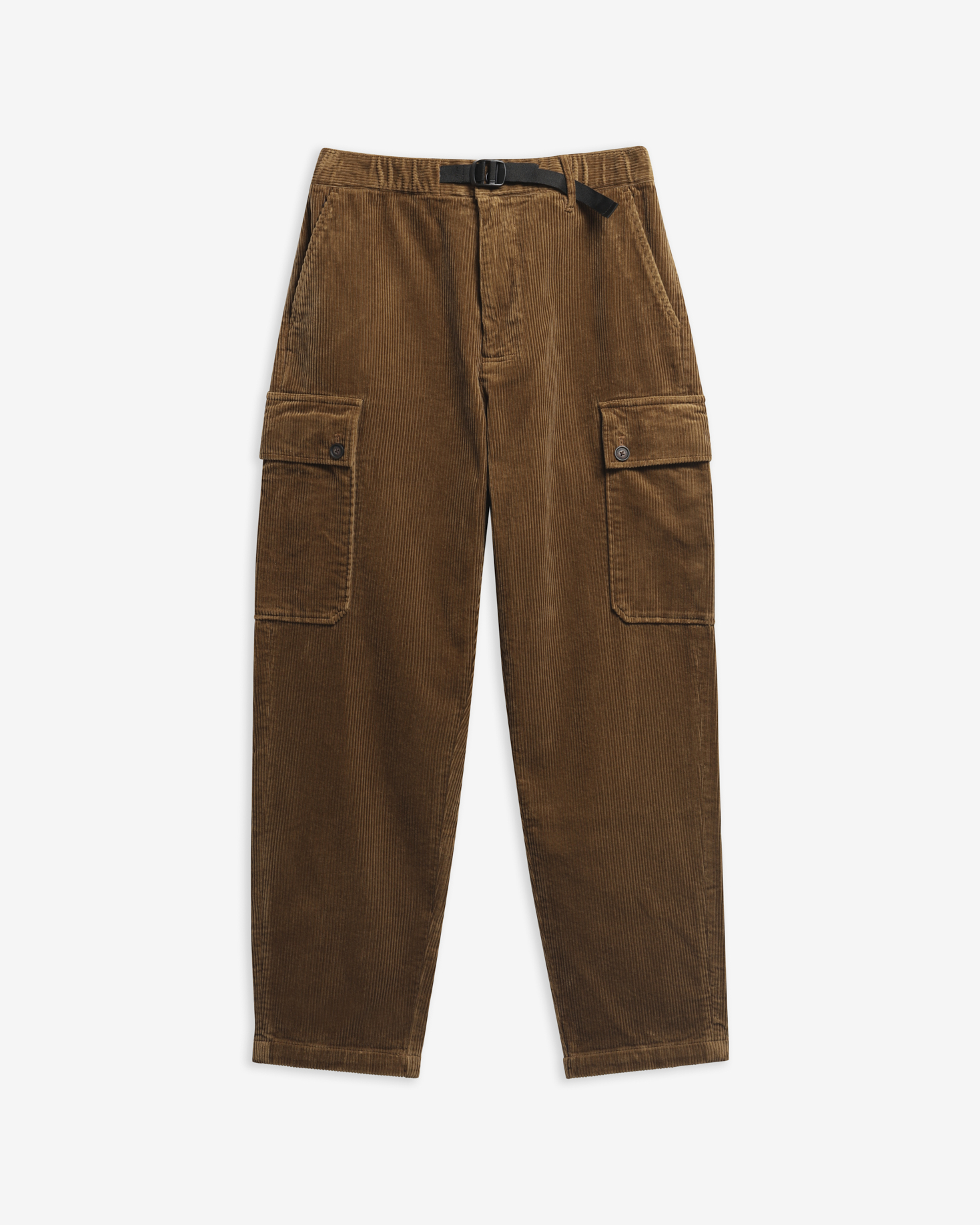 Leonard Oversized Cord Cargo Trousers Sepia