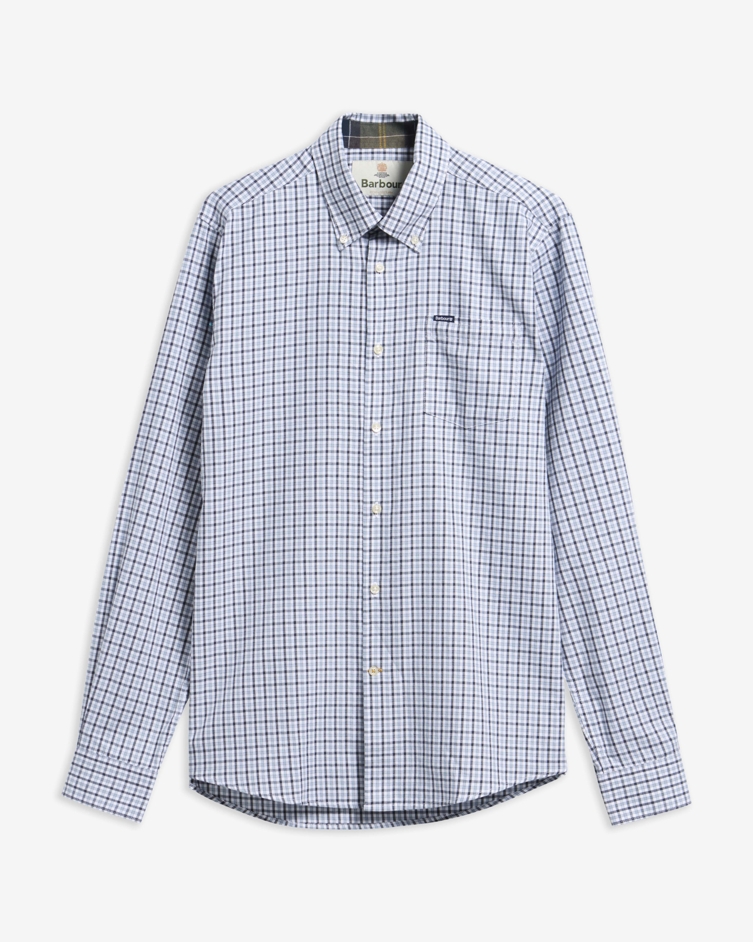 Padshaw Tailored Long-Sleeved Shirt Blue