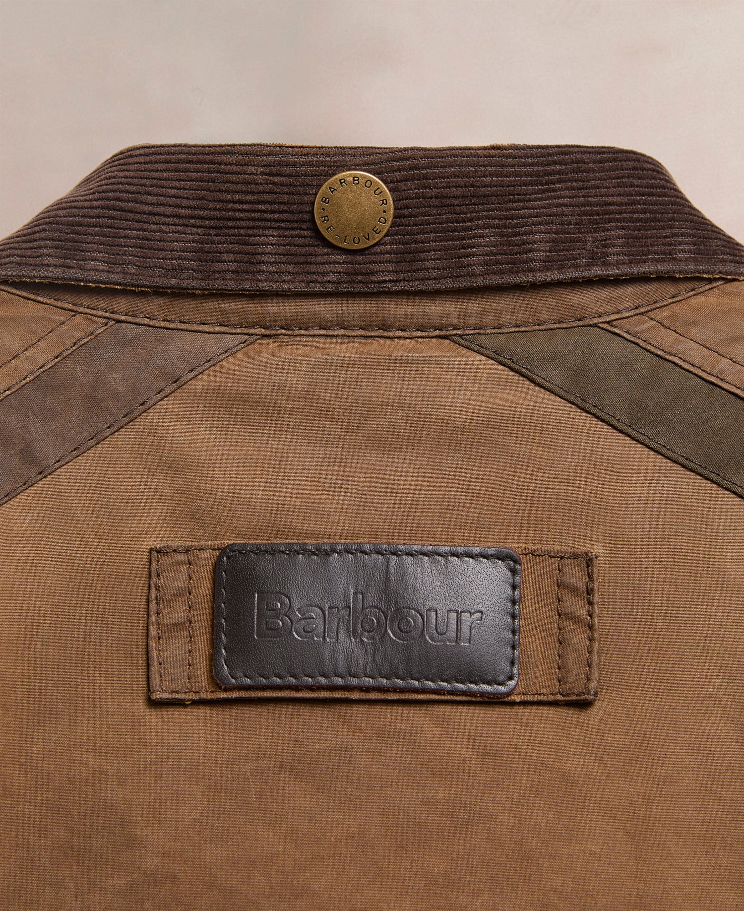 Barbour Re-Loved Men's Trooper Waxed Jacket - Size M Olive