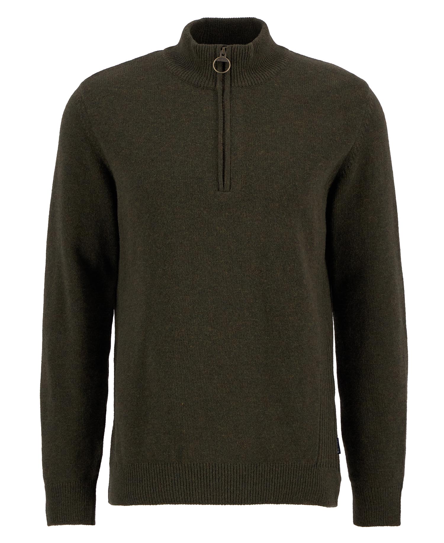 Holden Quarter-Zip Jumper Olive Marl