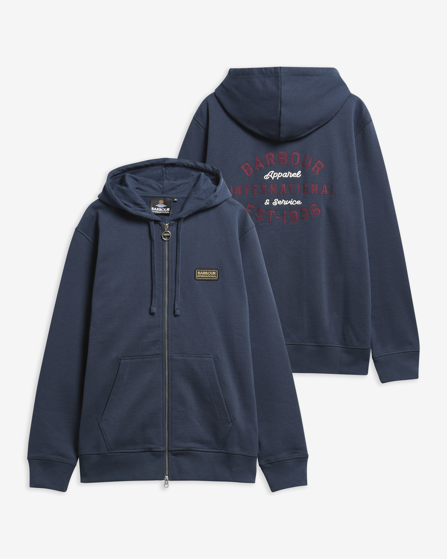 B.Intl Hoodie Pull Graphic Navy