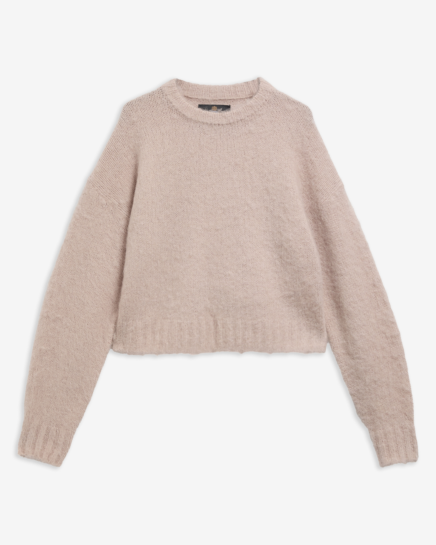 Gea Alpaca-Blend Crew Neck Jumper Nutmeg