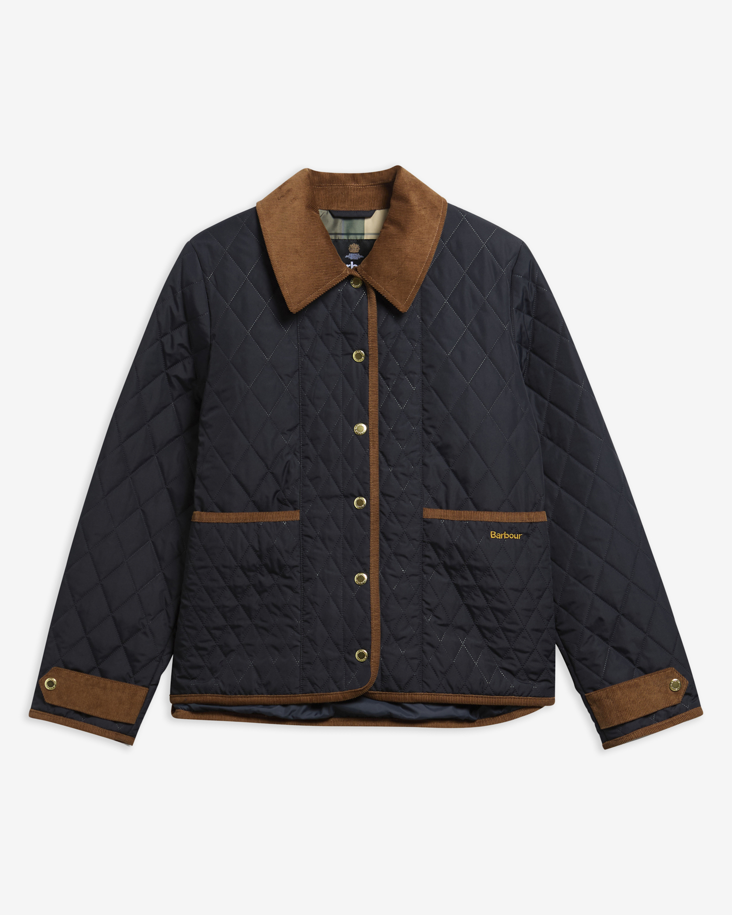 Barbour Steppjacke Ainsdale Patchwork Dk Navy/Ancient