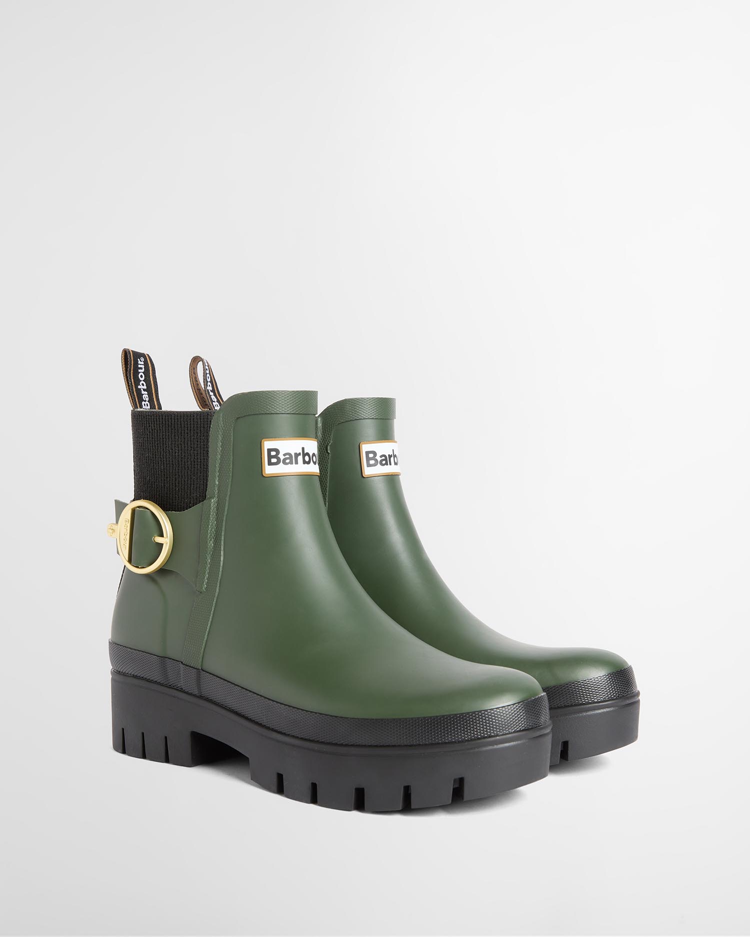 Barbour Gummistiefel Hepburn Olive/Black