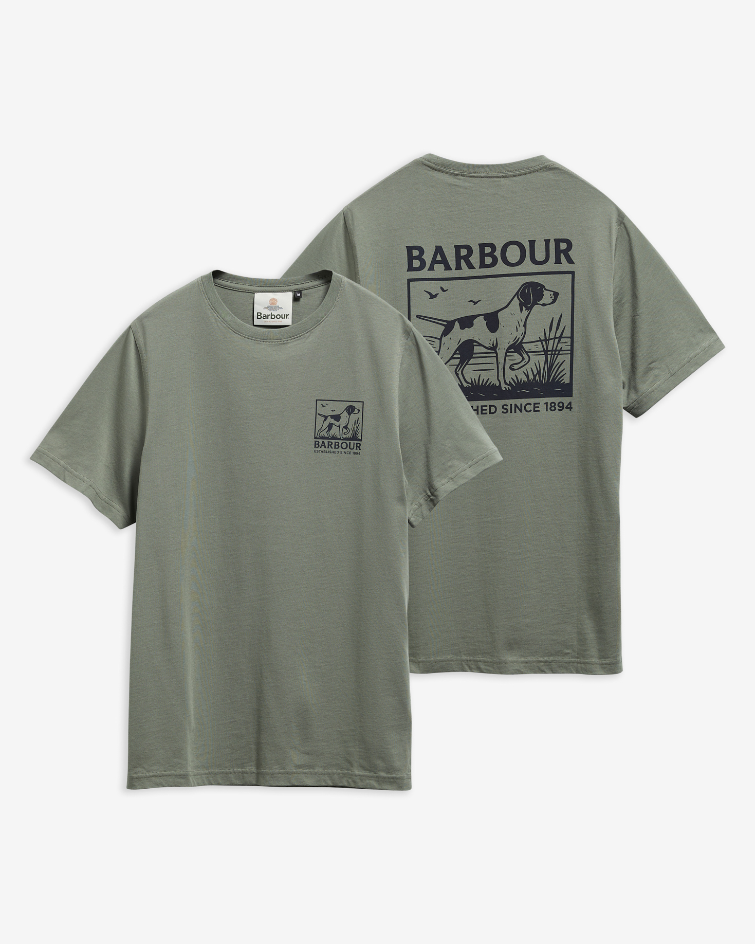 Setter Graphic Tailored T-shirt Agave Green
