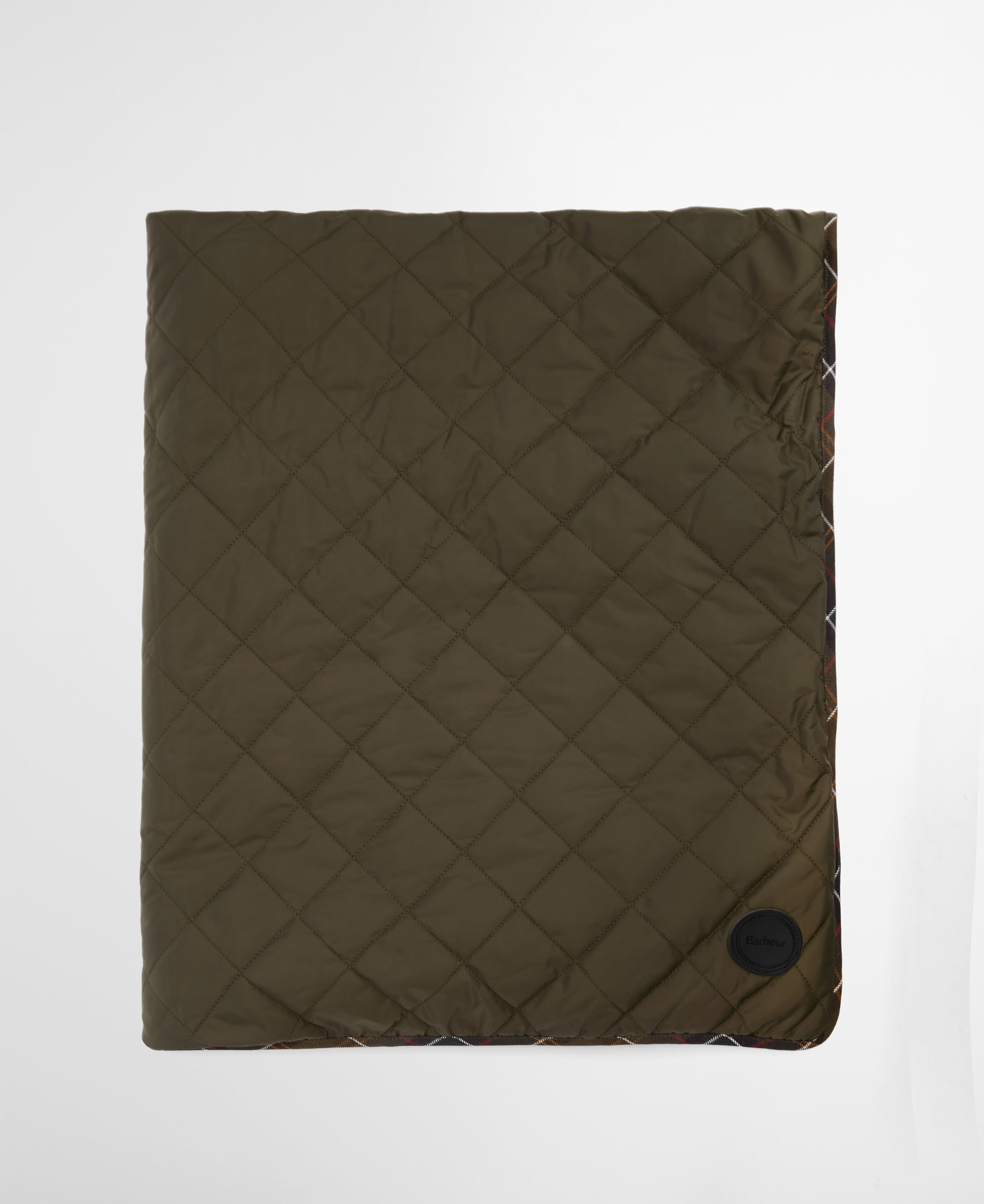 Coperta per cani trapuntata in pile Olive