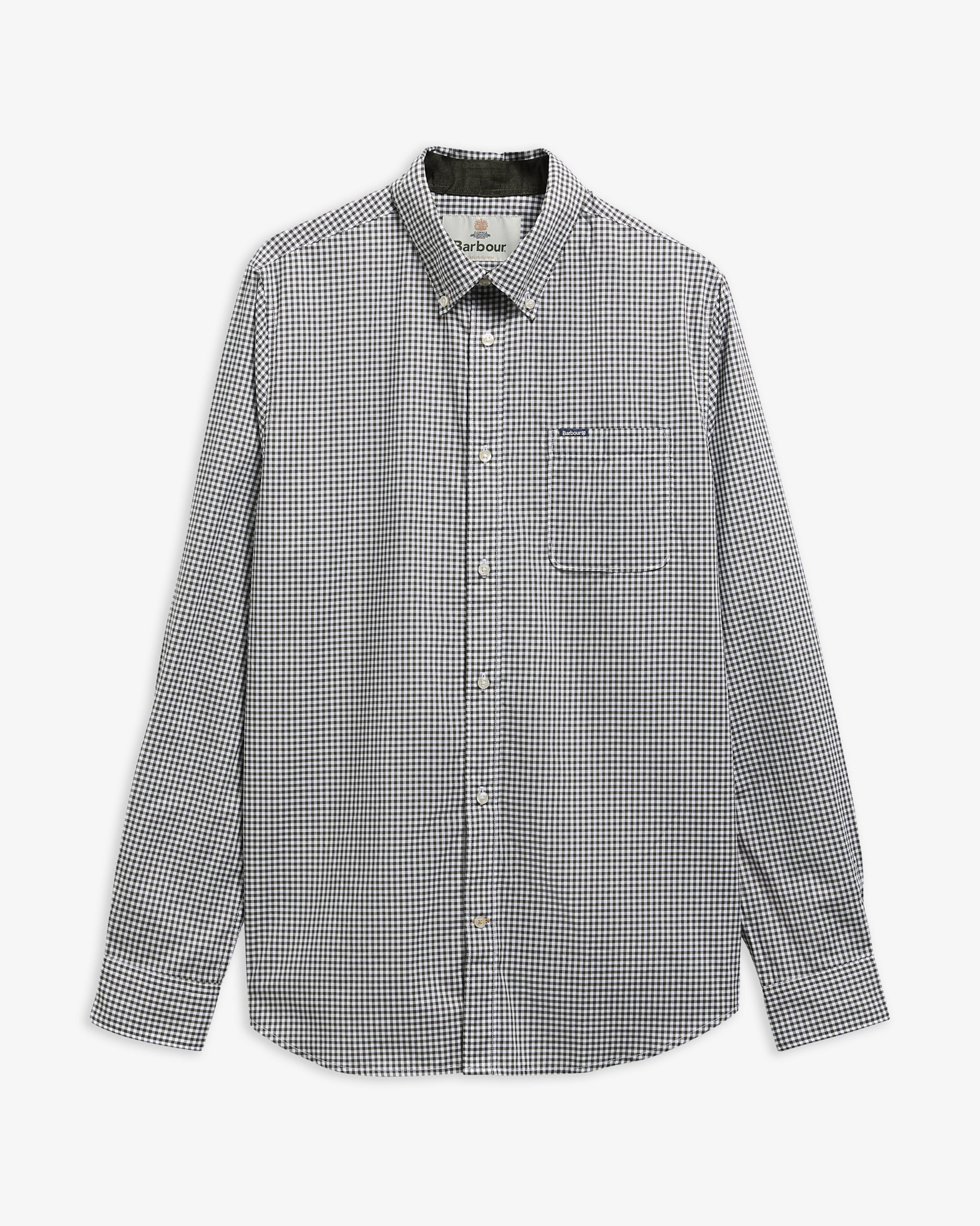 Harbourwall Tailored Long-Sleeved Shirt Sage