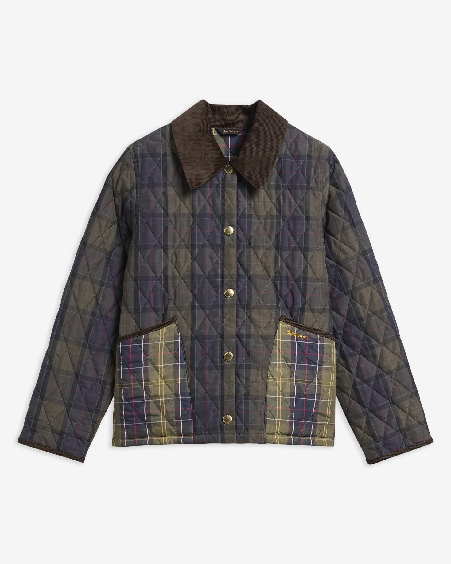 Tartan Reimagined Icons Tartan Cropped Liddesdale Quilted Jacket Shadow Classic/Classic