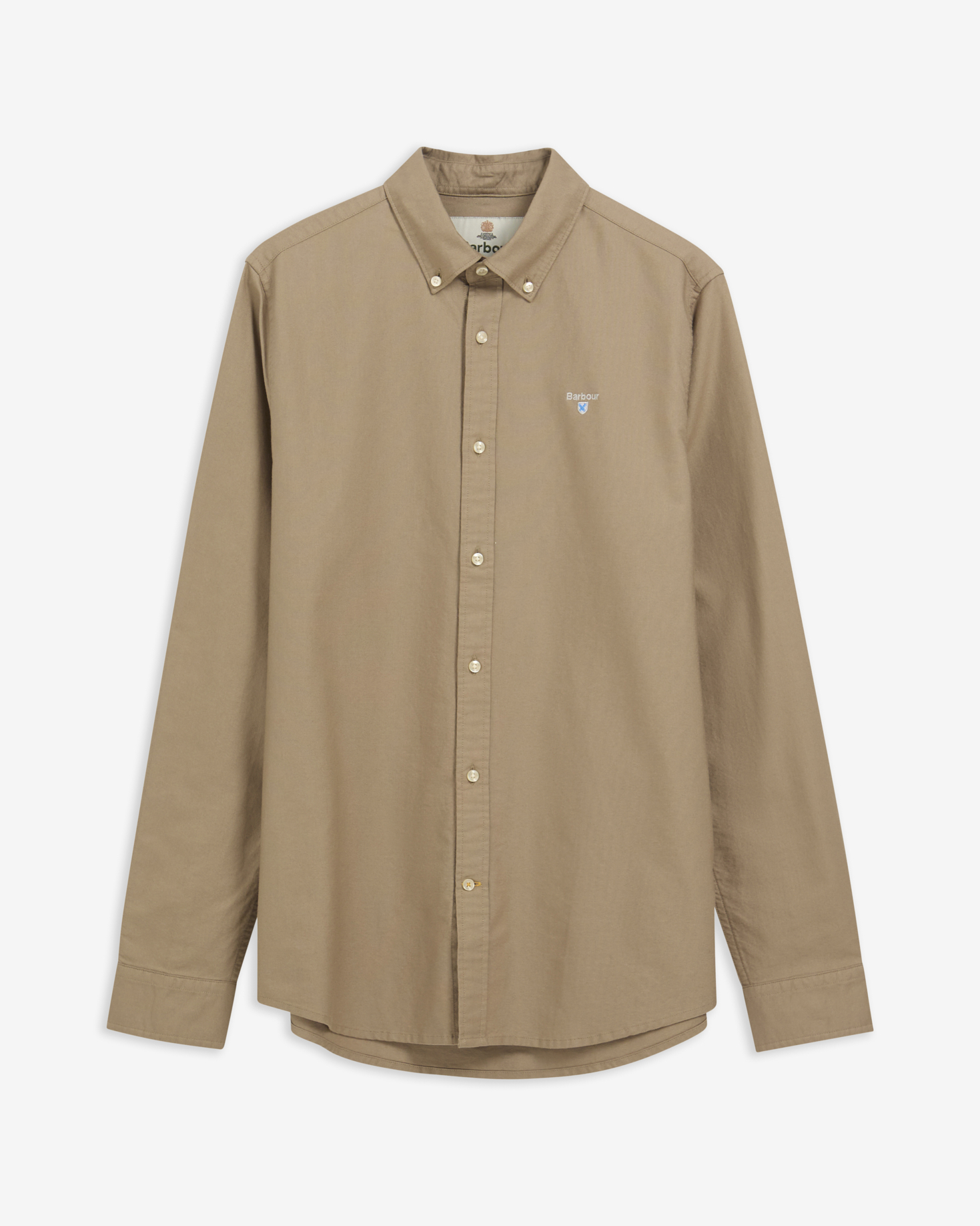 Hemd Oxford Tailored Washed Stone