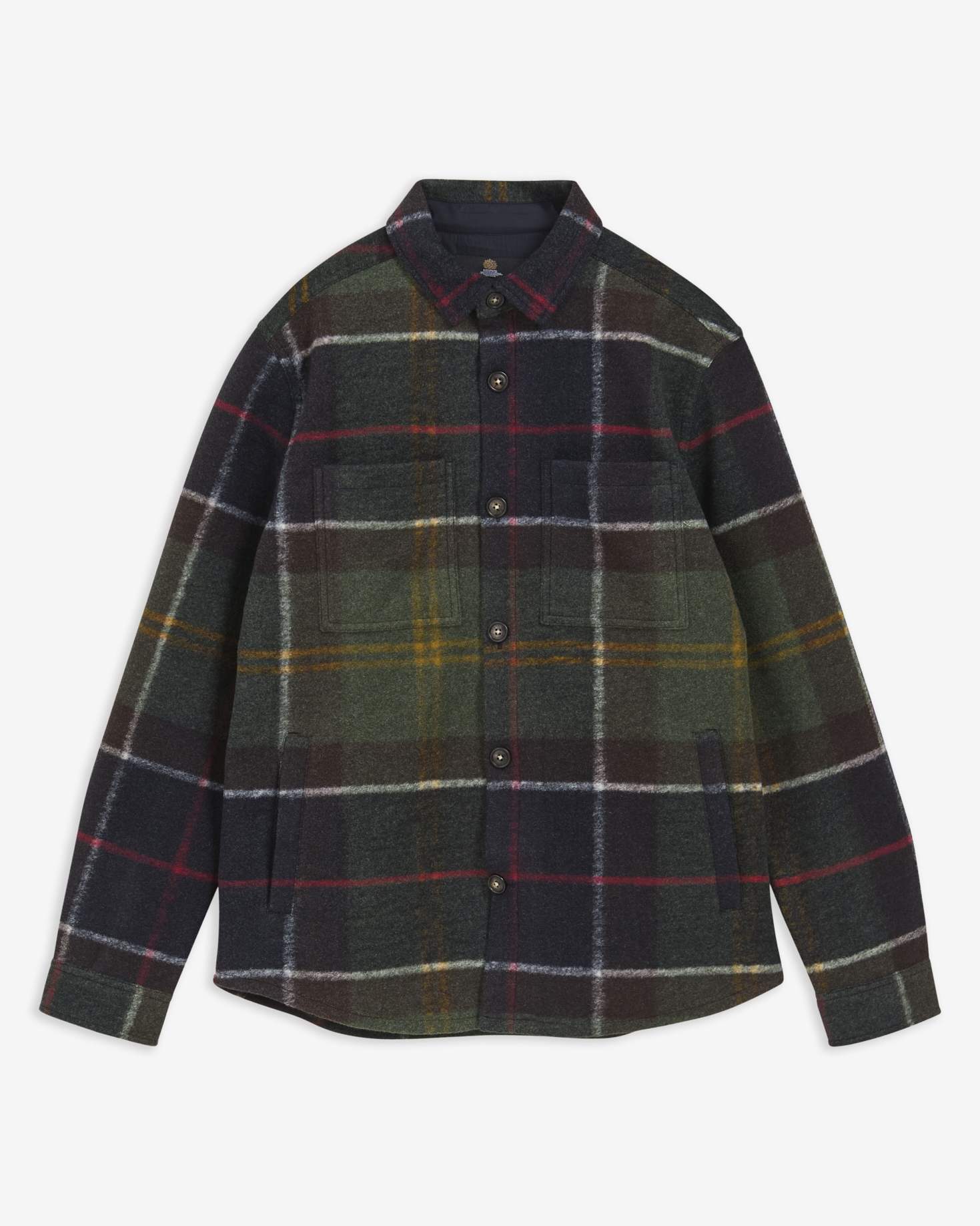 Barbour Overshirt Woodlane Brushed Check Classic Tartan