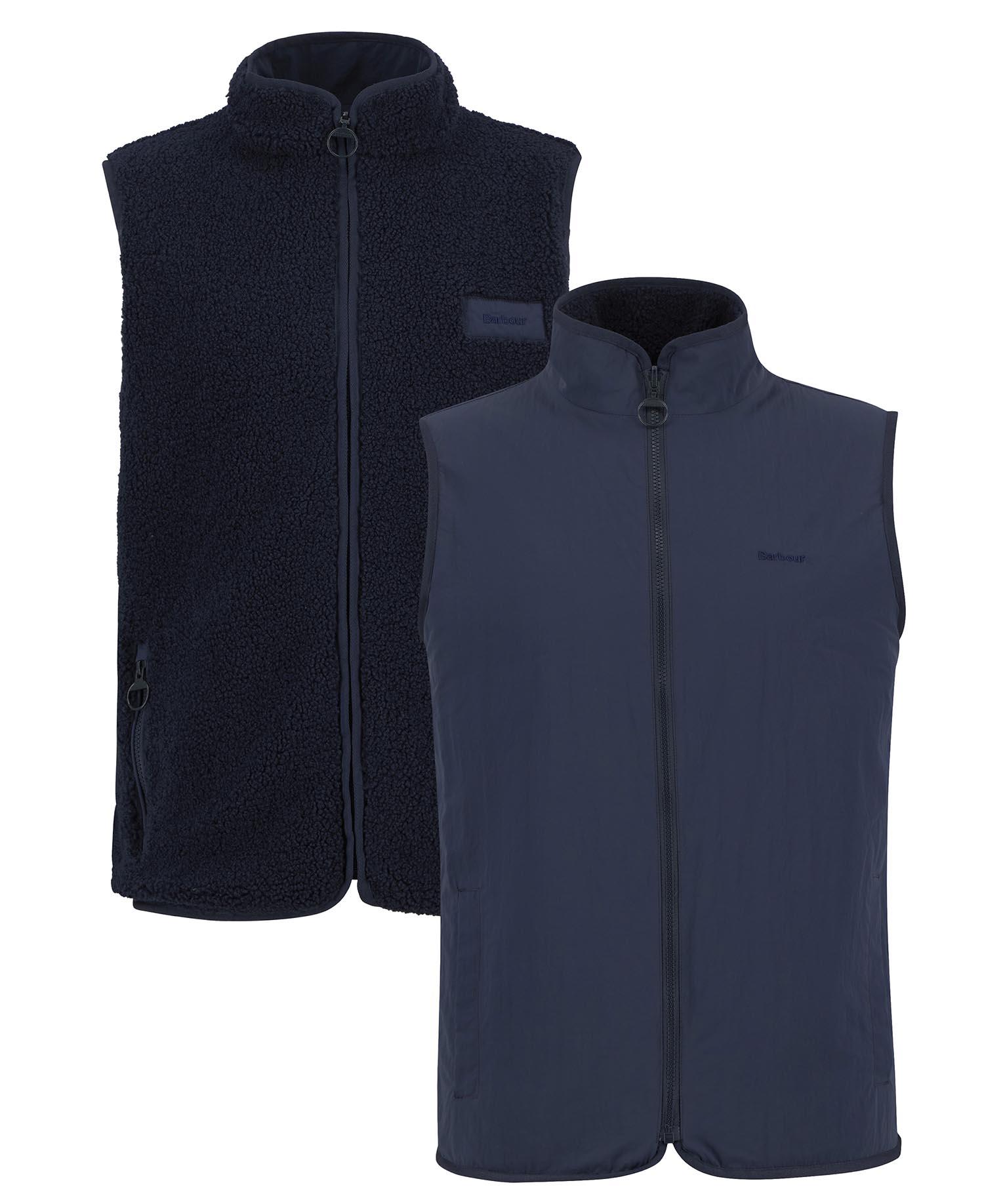 Reversible Fleece Gilet Navy