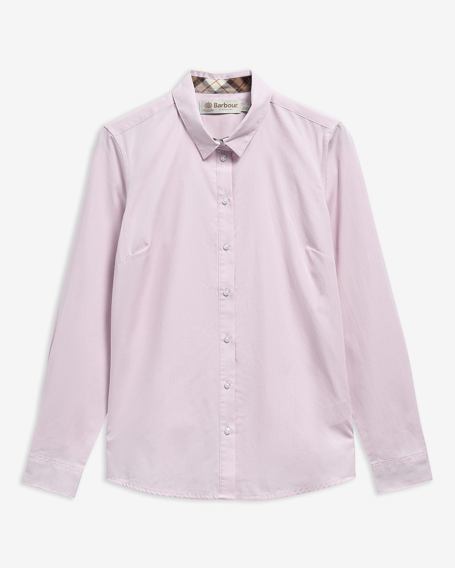 Derwent Regular Long-Sleeved Shirt Pink/Lt Muted Tartan