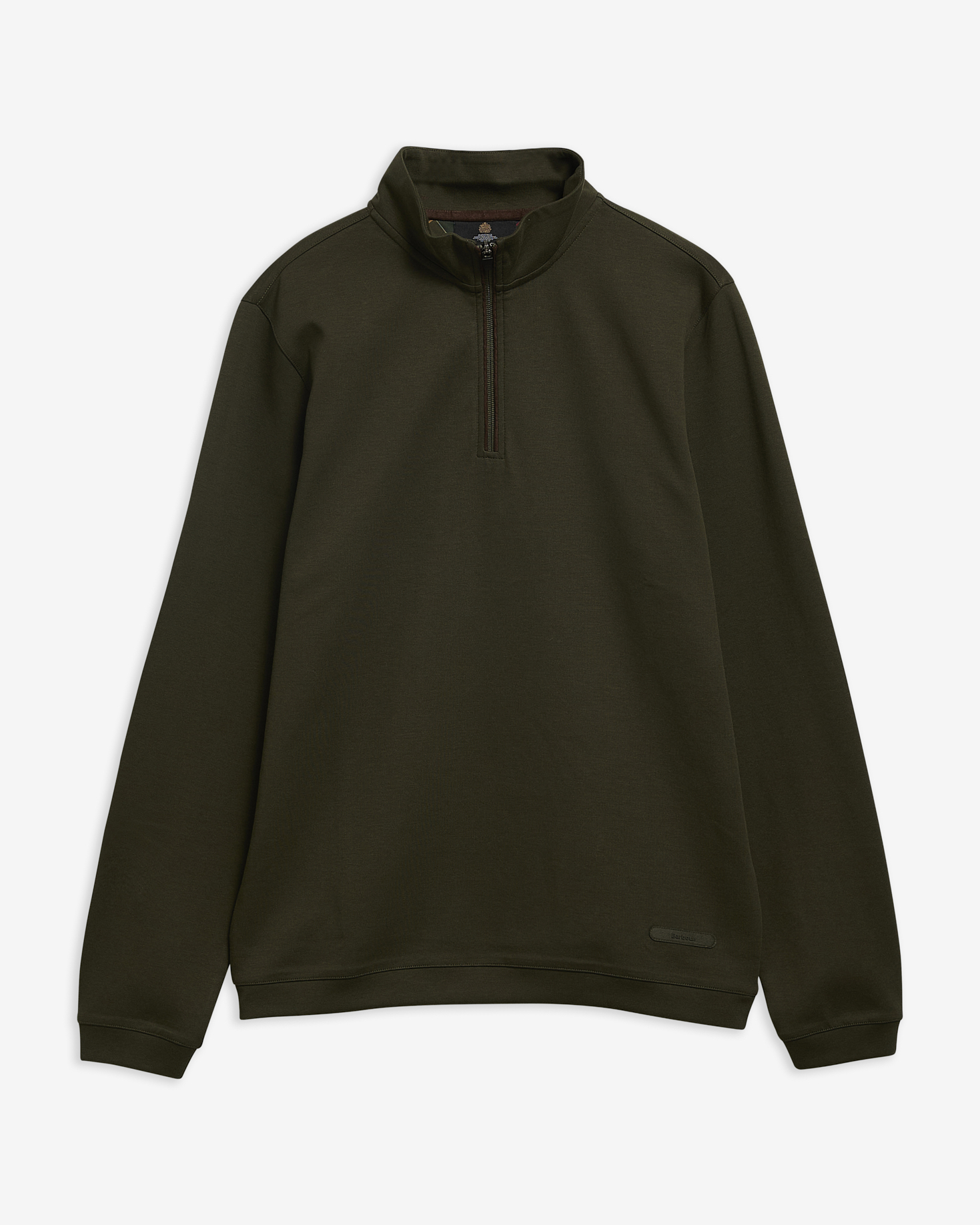 Barbour Sweatshirt Guy Half-Zip Sage