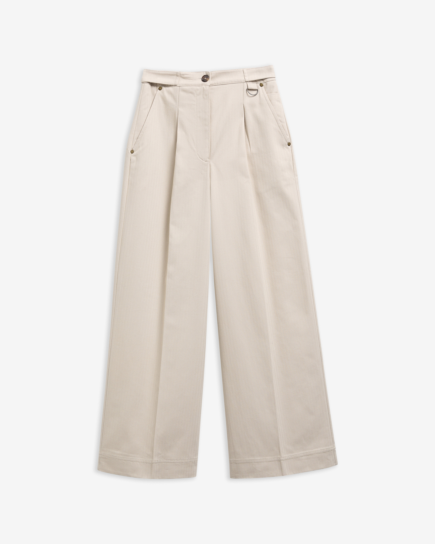 Pantaloni Annette a gamba ampia Mist