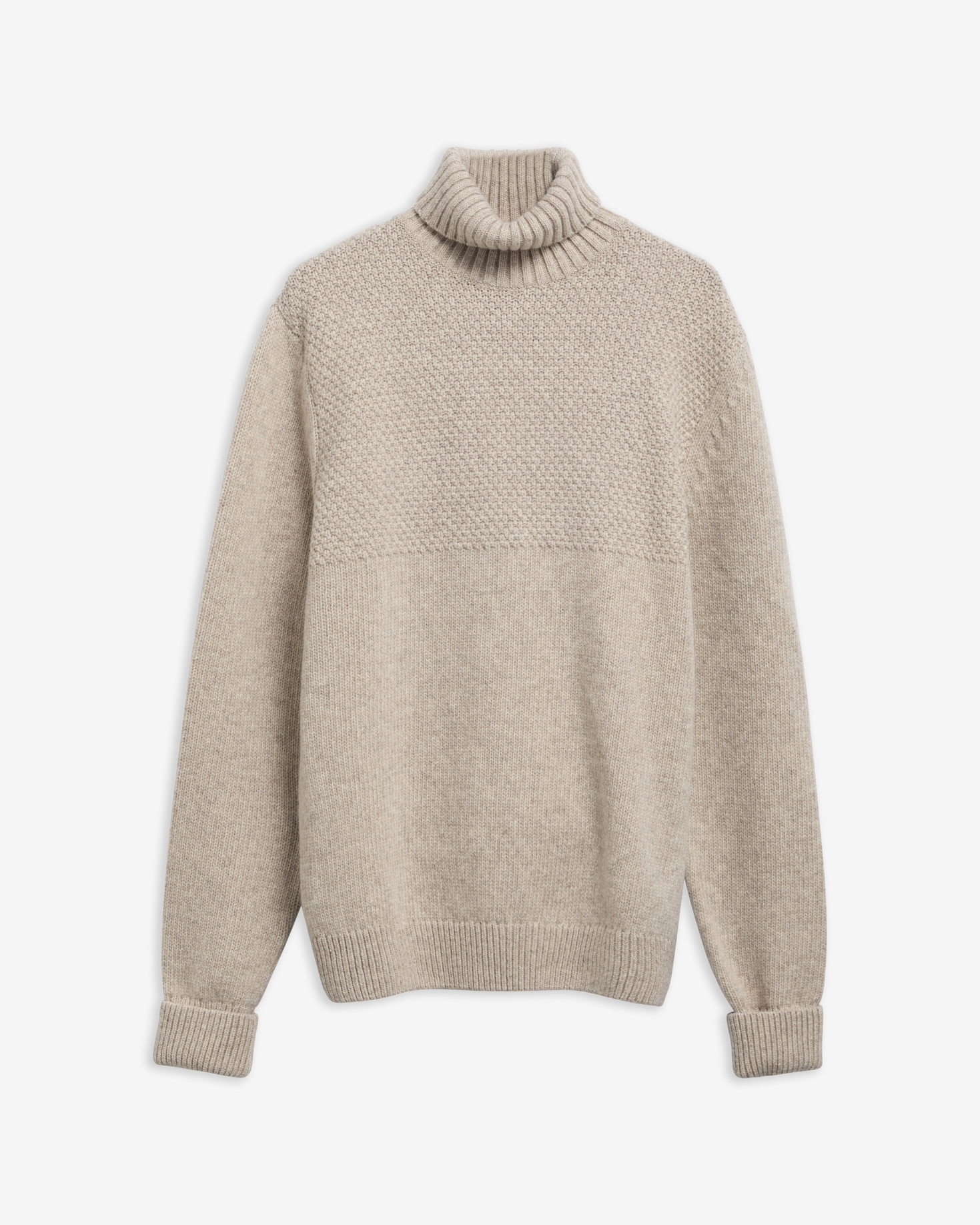 Northcliffe Submariner Rollneck Jumper Fog