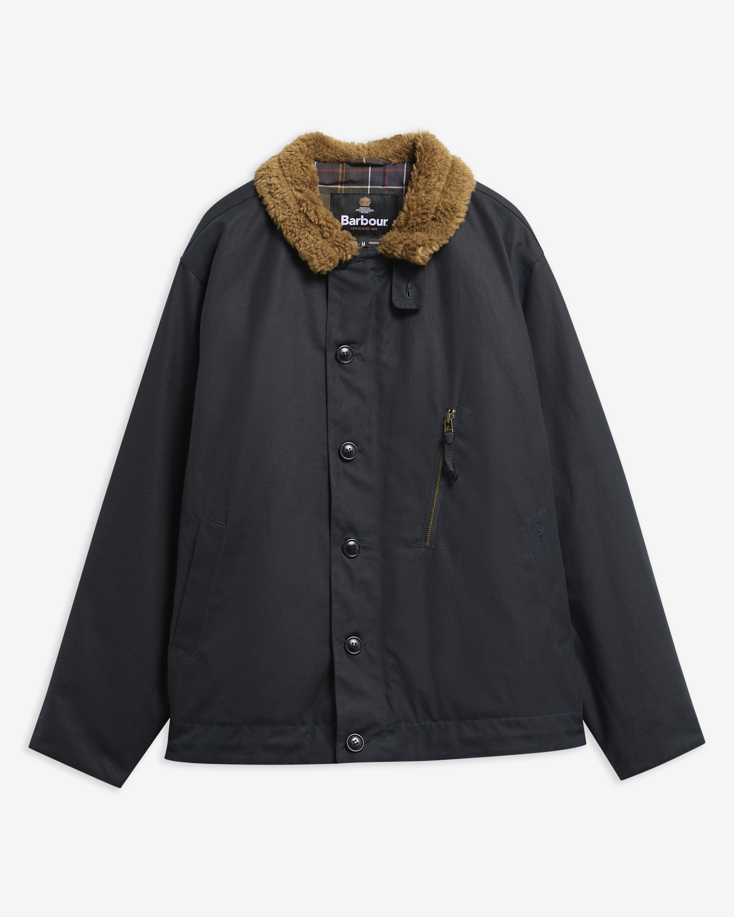 Macklow Waxed Jacket Navy