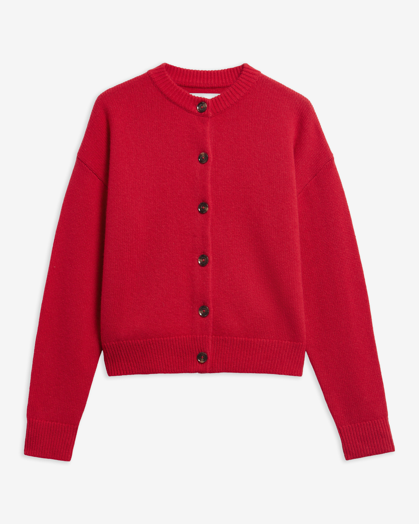 Cardigan Woodhouse in misto cashmere Crimson