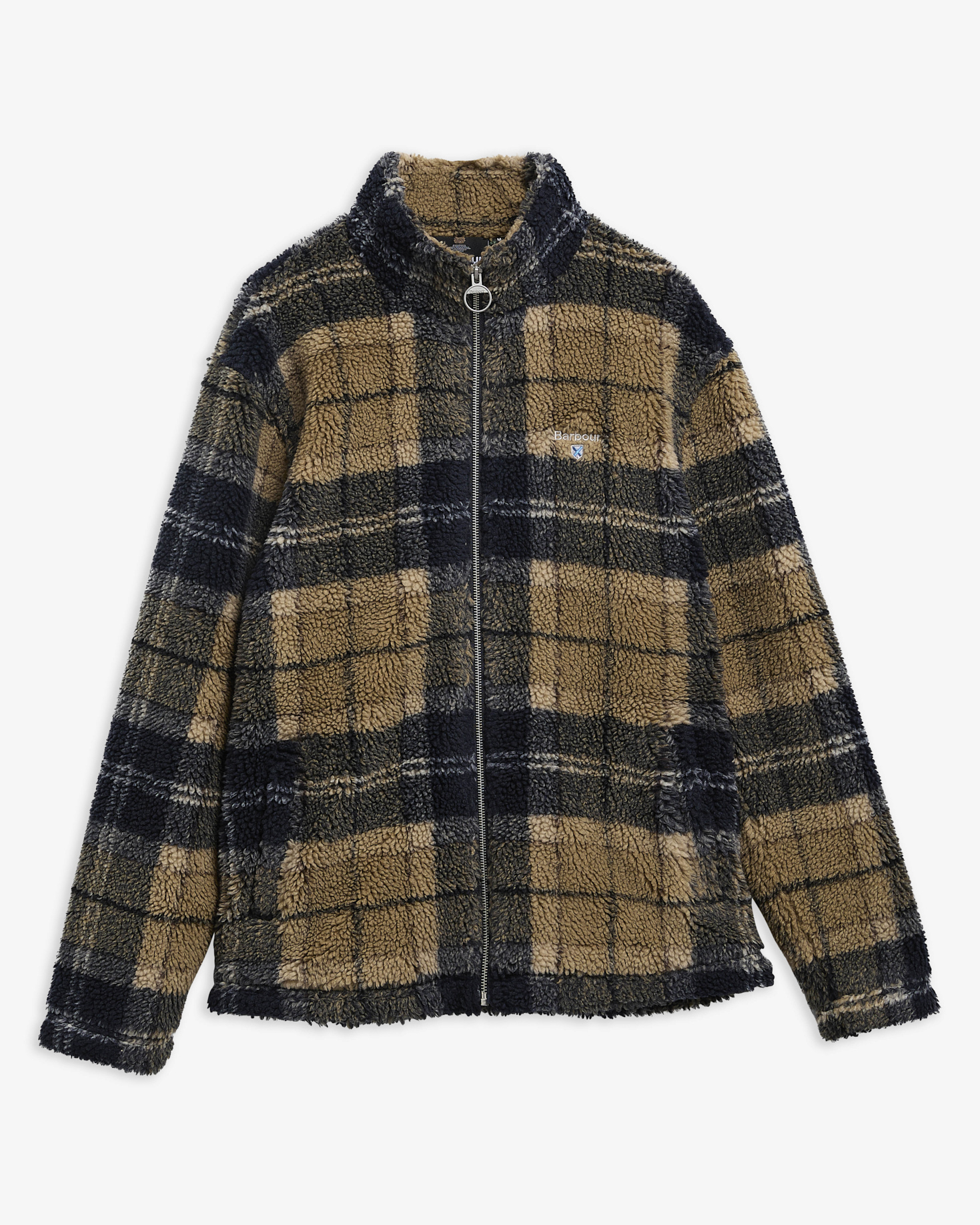 Pile sherpa con motivo tartan Birchwood Dress Tartan